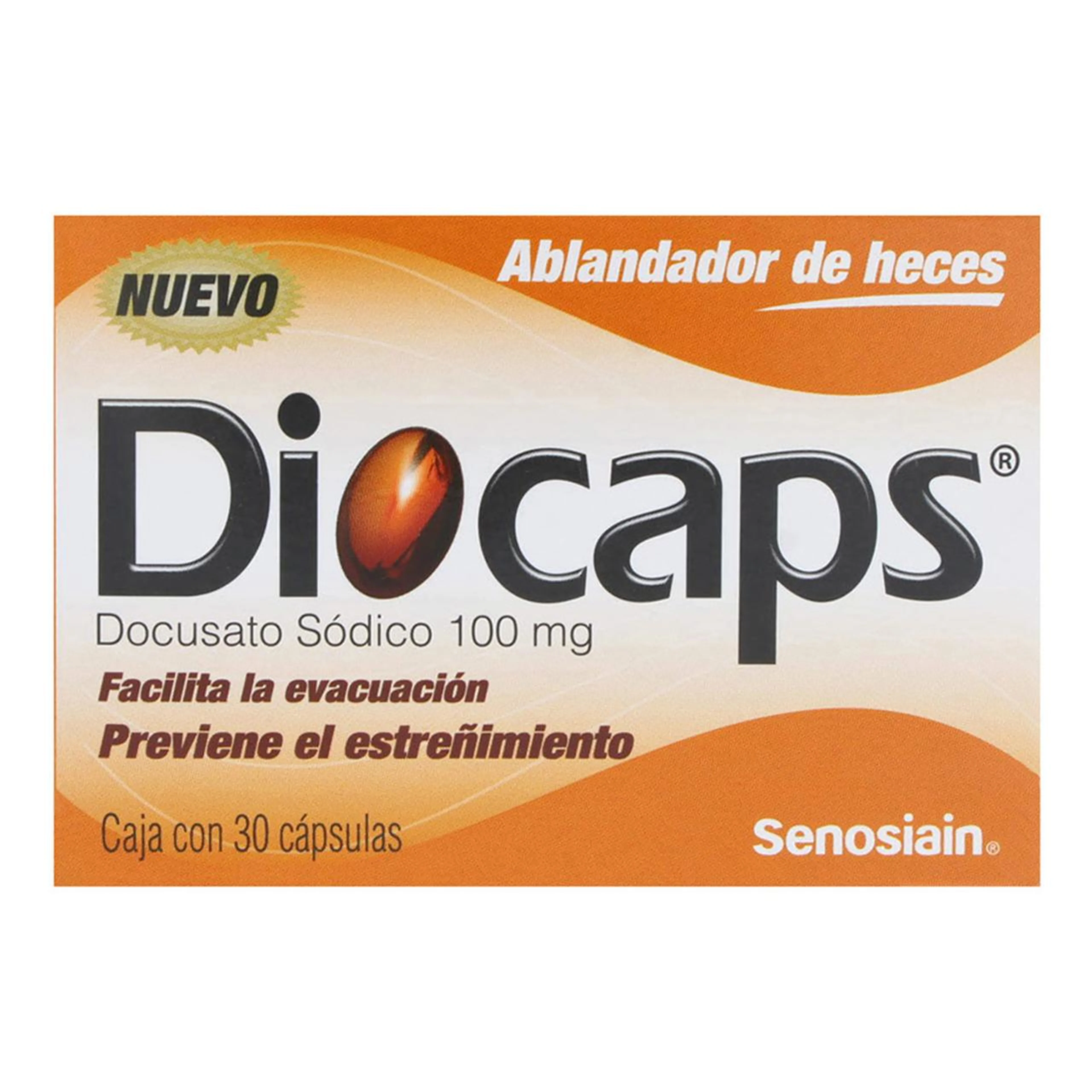 Diocaps 100 Mg Con 30 Cápsulas