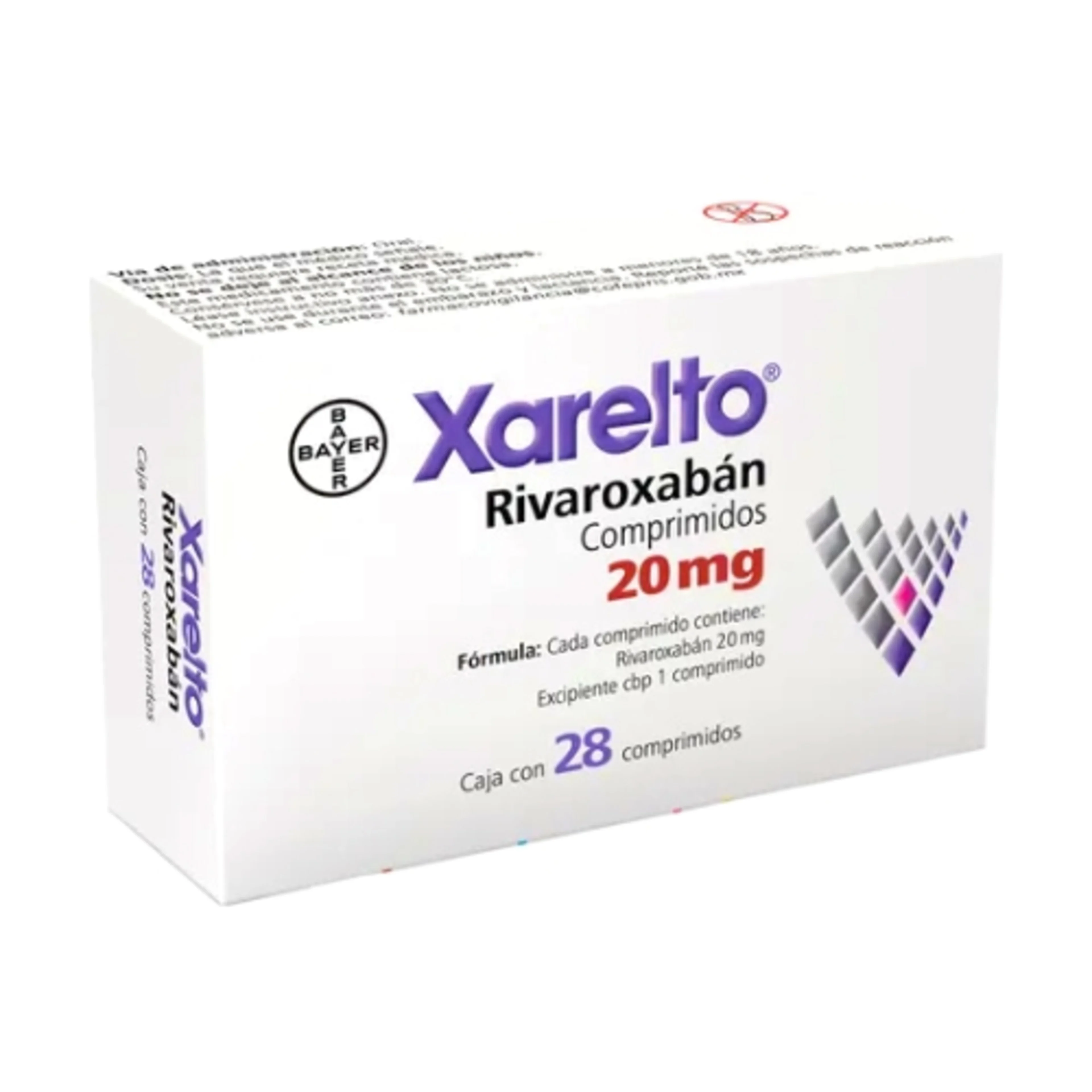 Xarelto 20 Mg Con 28 Comprimidos