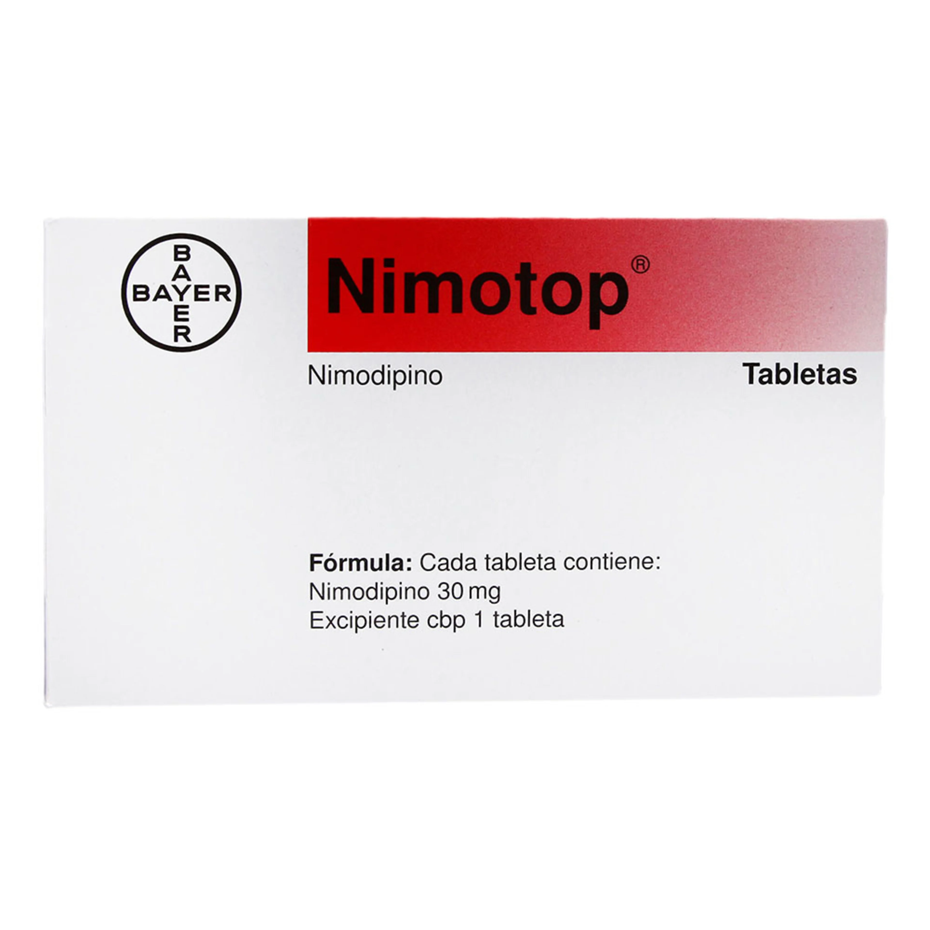 Nimotop 30 Mg Con 90 Tabletas