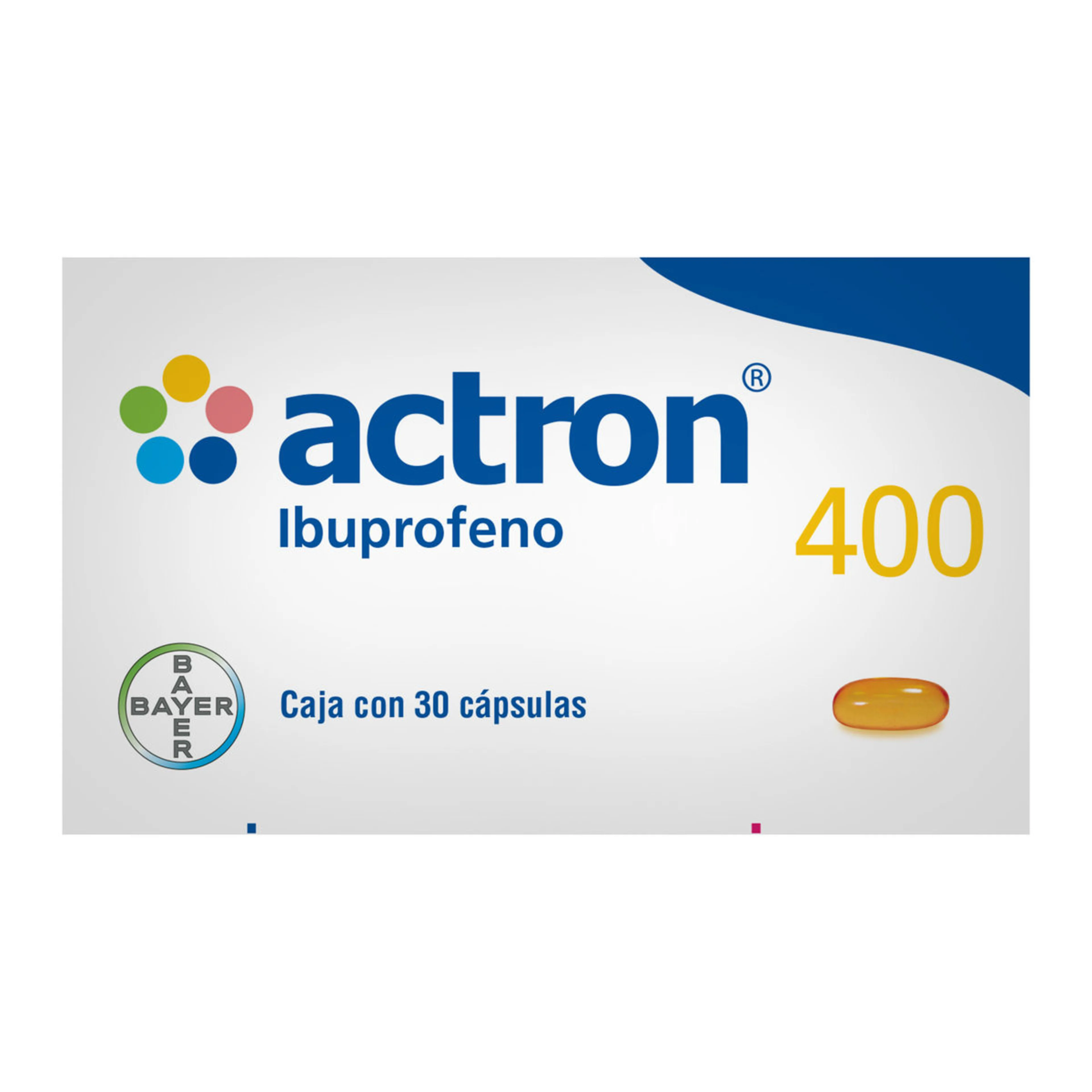 Actron 400 Mg Con 30 Cápsulas