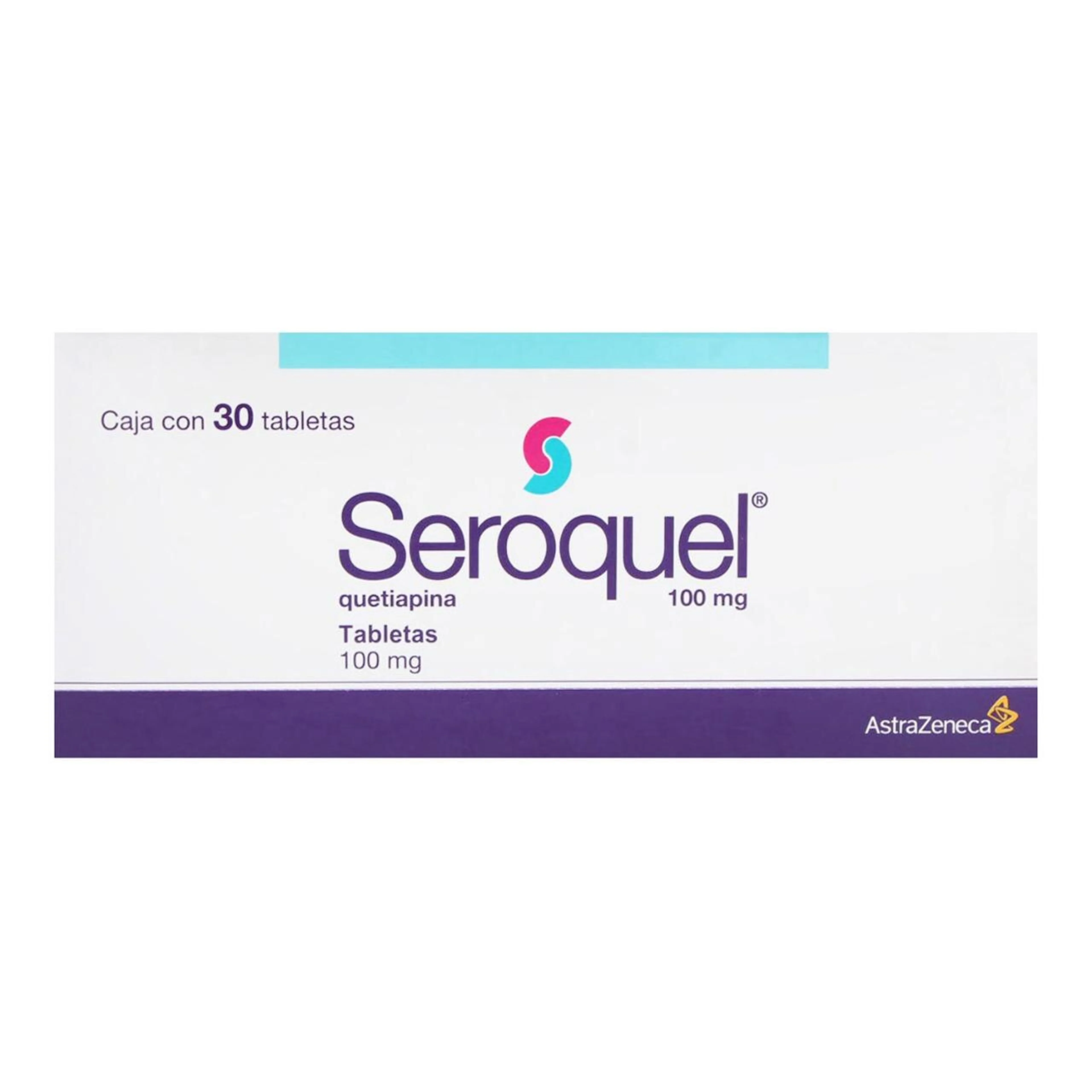 Seroquel 100 Mg Con 30 Tabletas