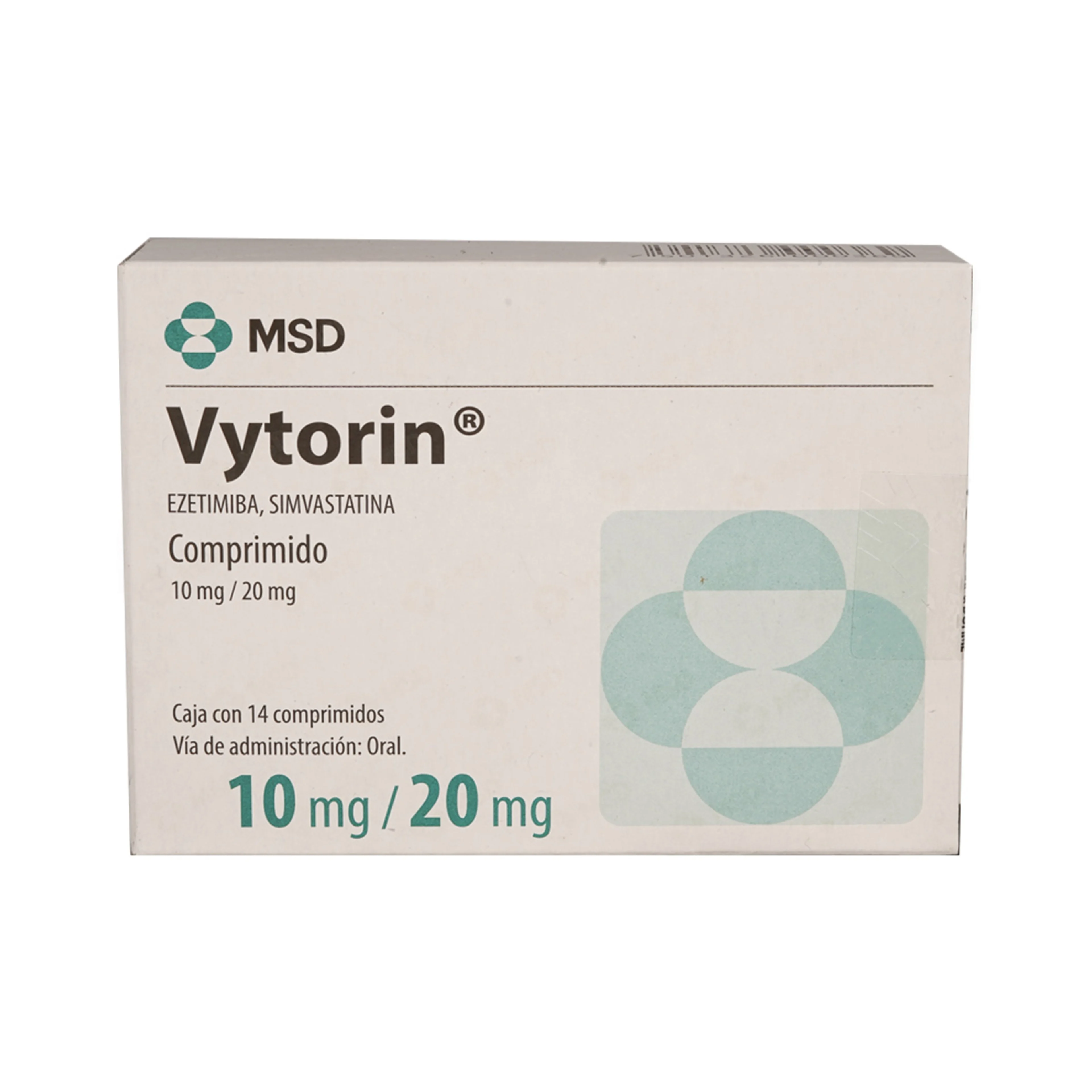 Vytorin 10/20 Mg Con 14 Comprimidos