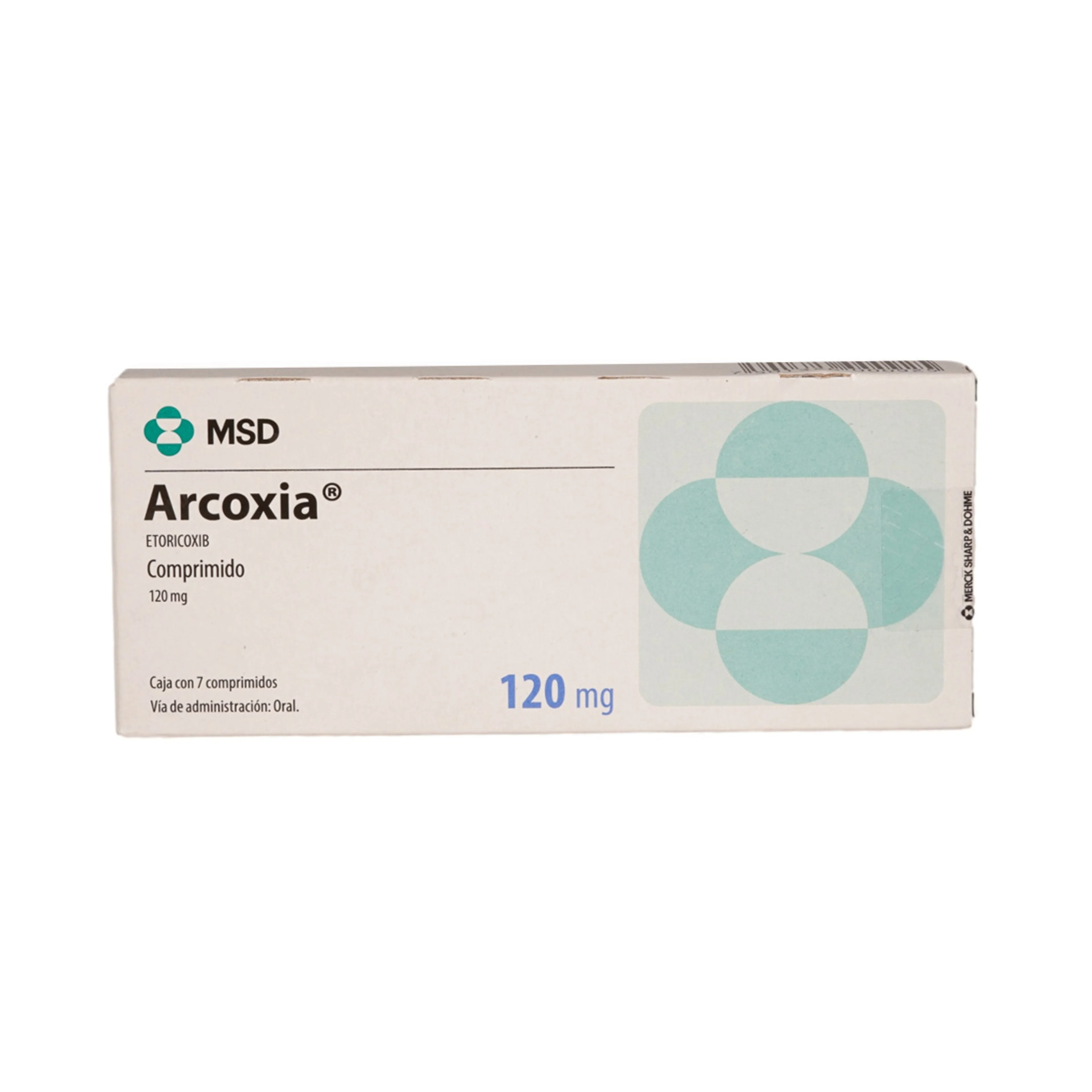 Arcoxia 120 Mg Con 7 Comprimidos