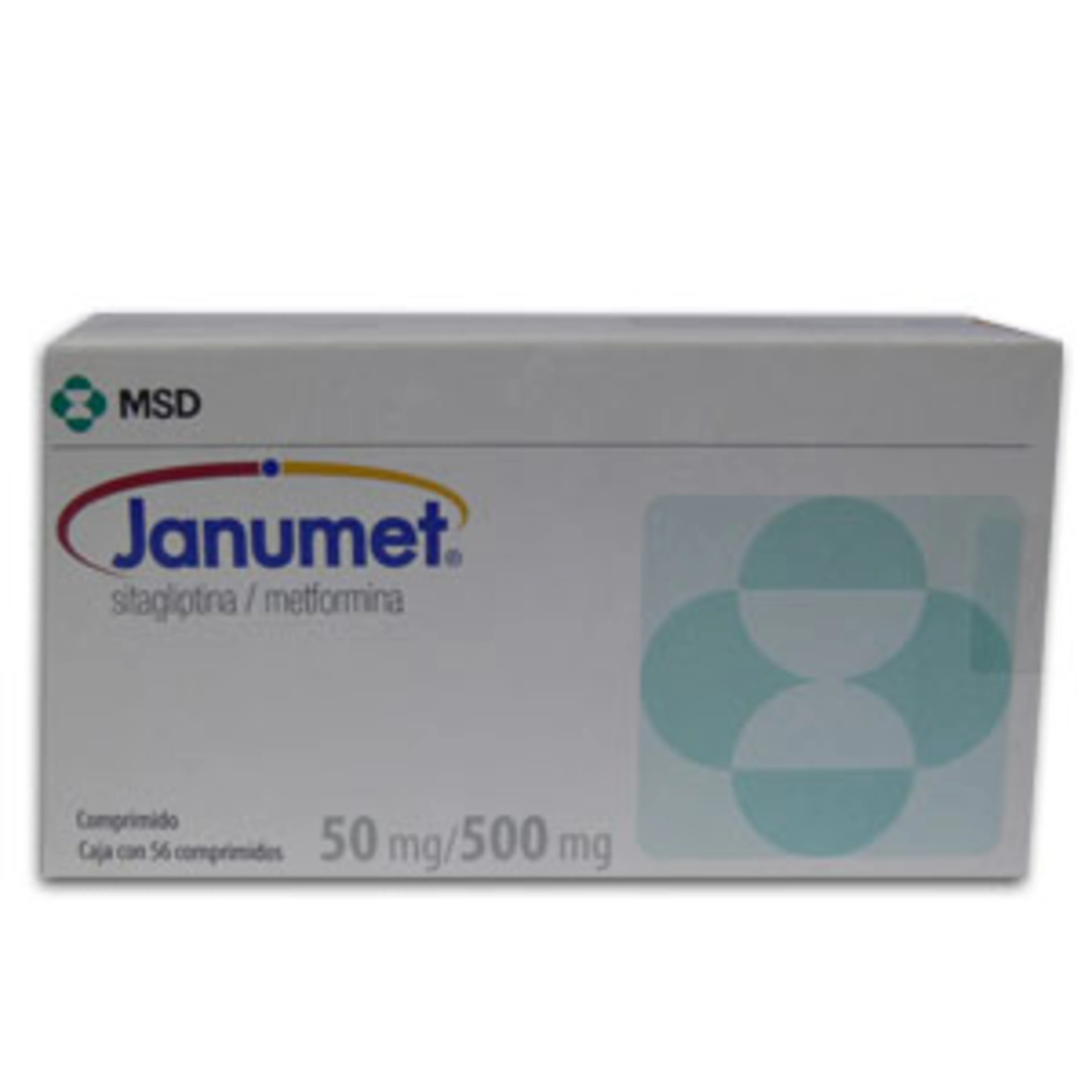 Janumet 50/500 Mg Con 56 Comprimidos