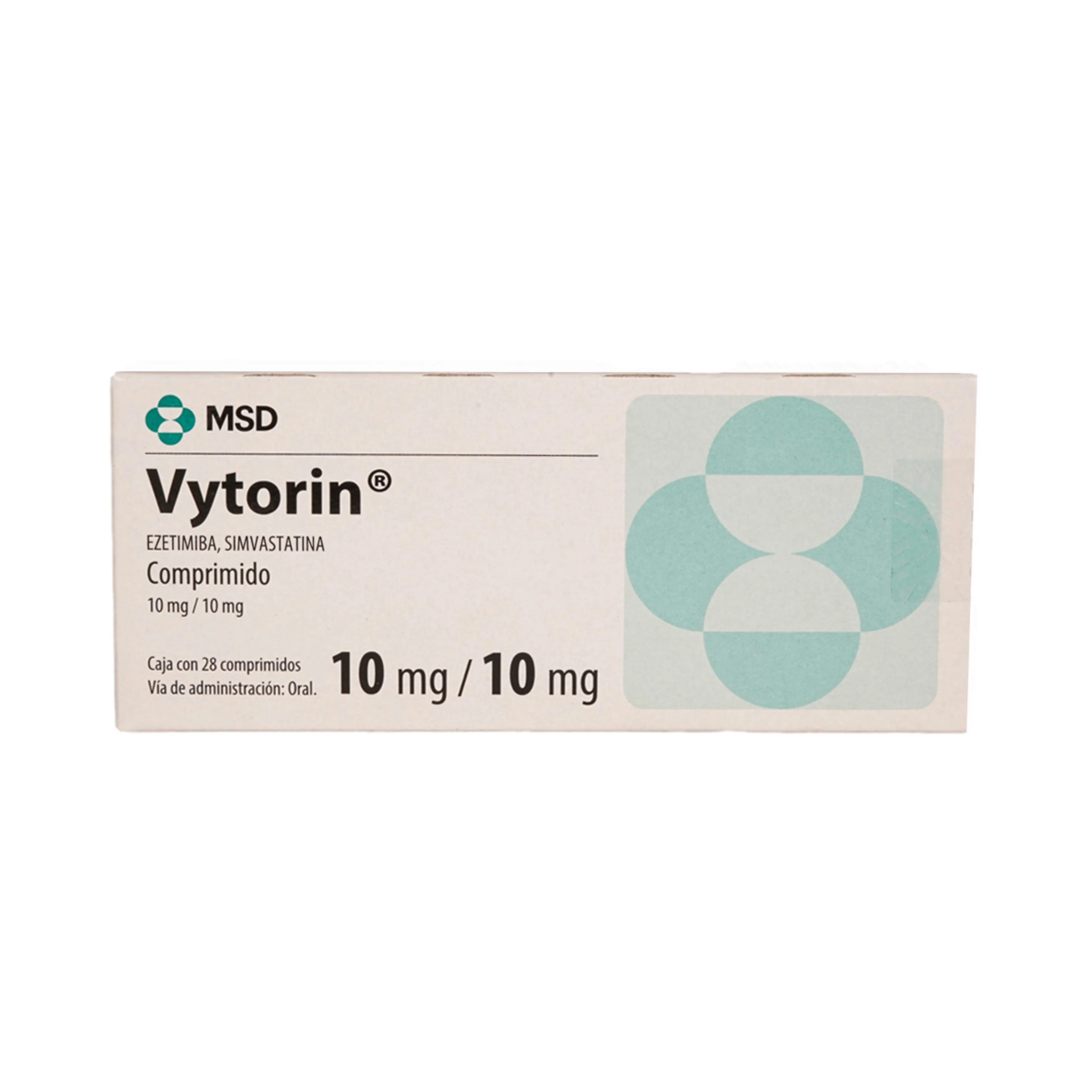 Vytorin 10/10 Mg Con 28 Comprimidos