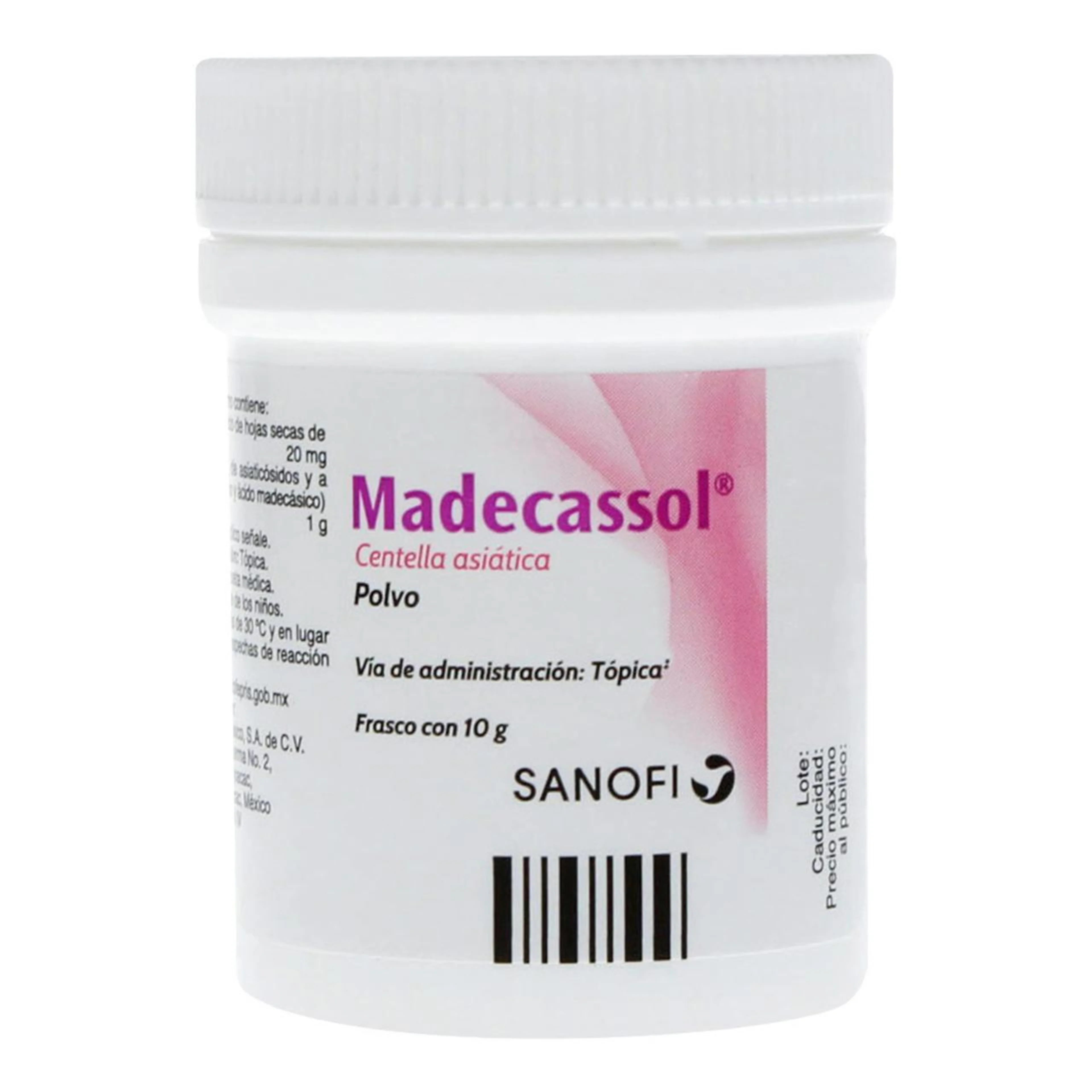 Madecassol 20 Mg Polvo Con 10 G