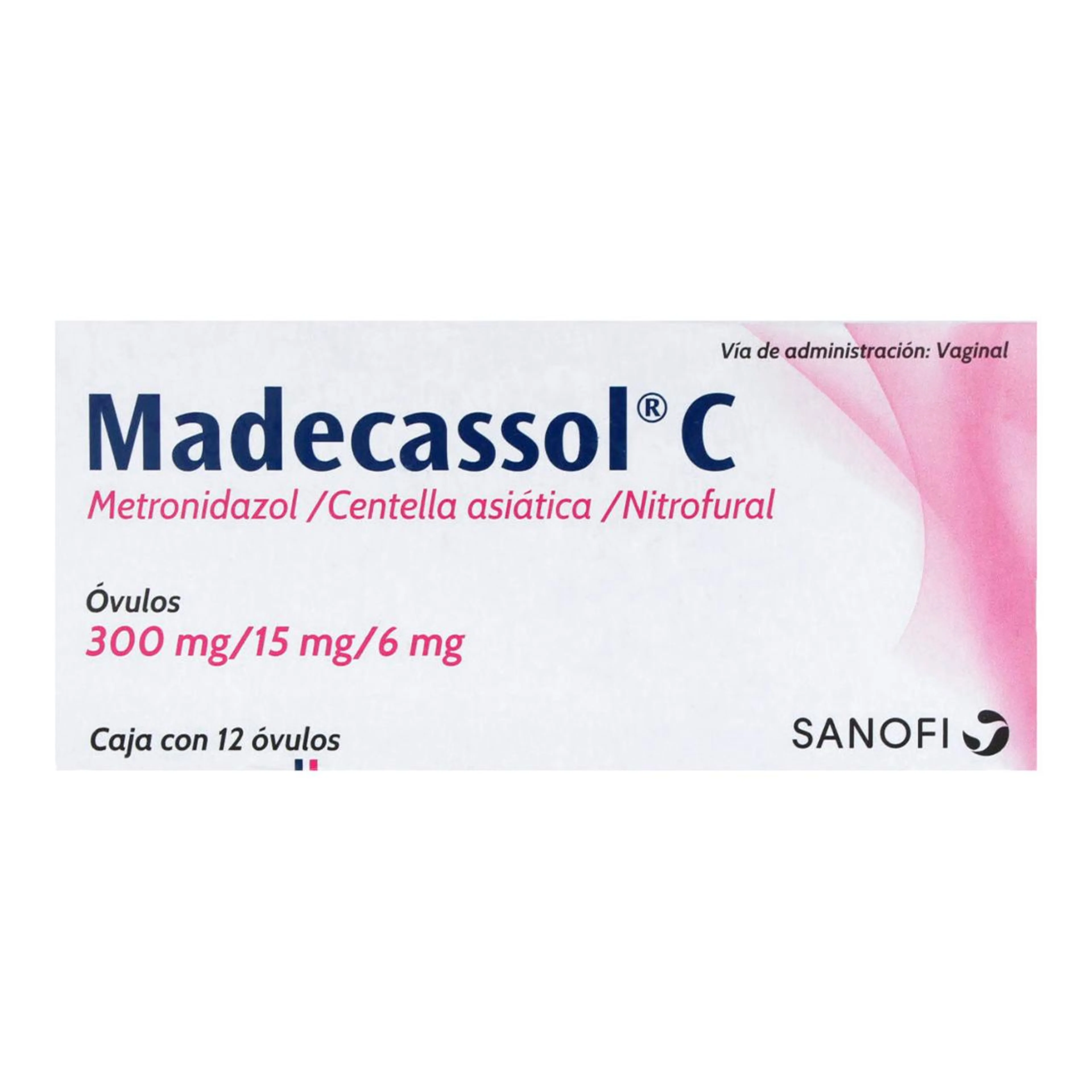 Madecassol C 300/15/6 Mg Con 12 Óvulos
