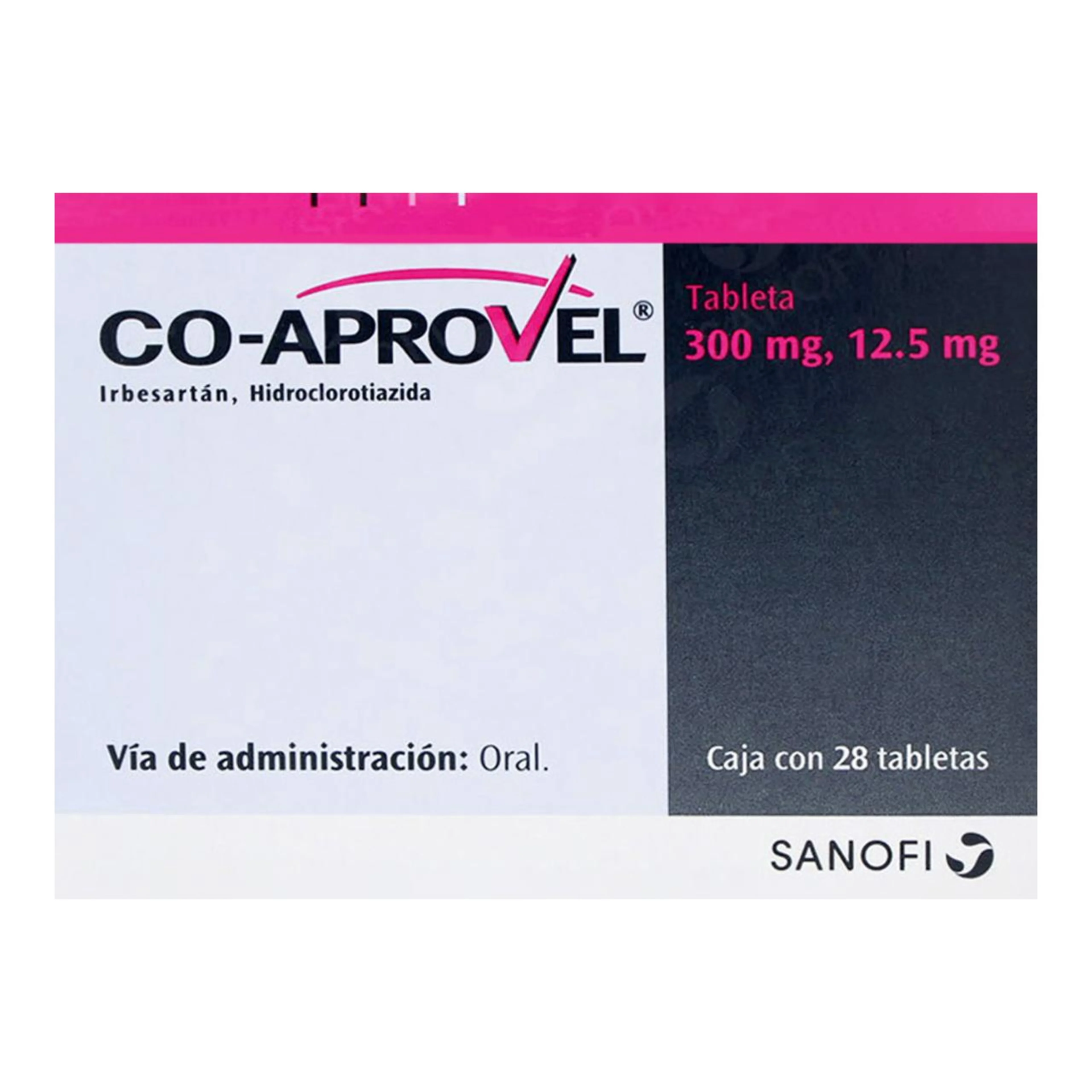 Co-Aprovel 300/12.5 Mg Con 28 Tabletas