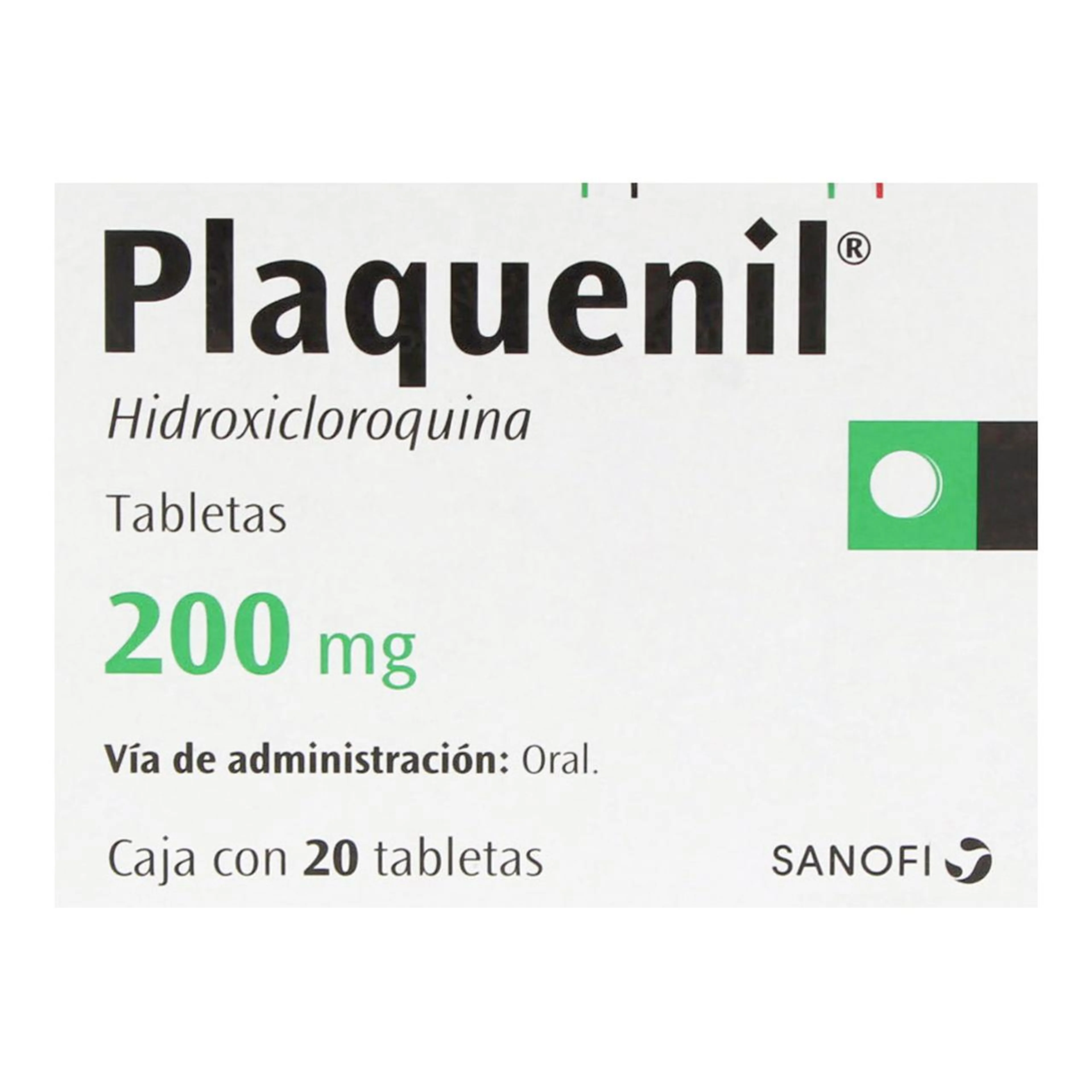 Plaquenil 200 Mg Con 20 Tabletas