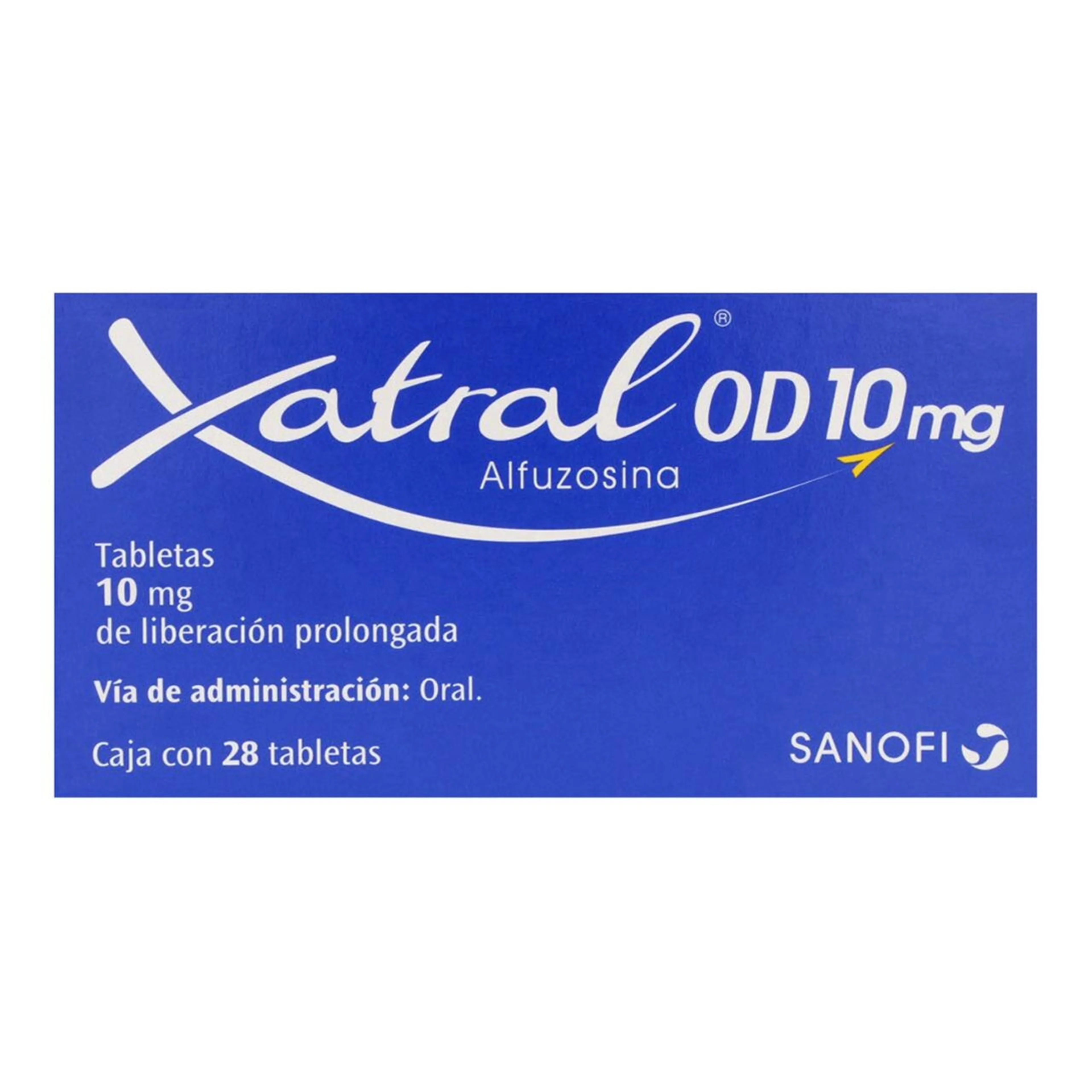 Xatral Od 10 Mg Con 28 Tabletas