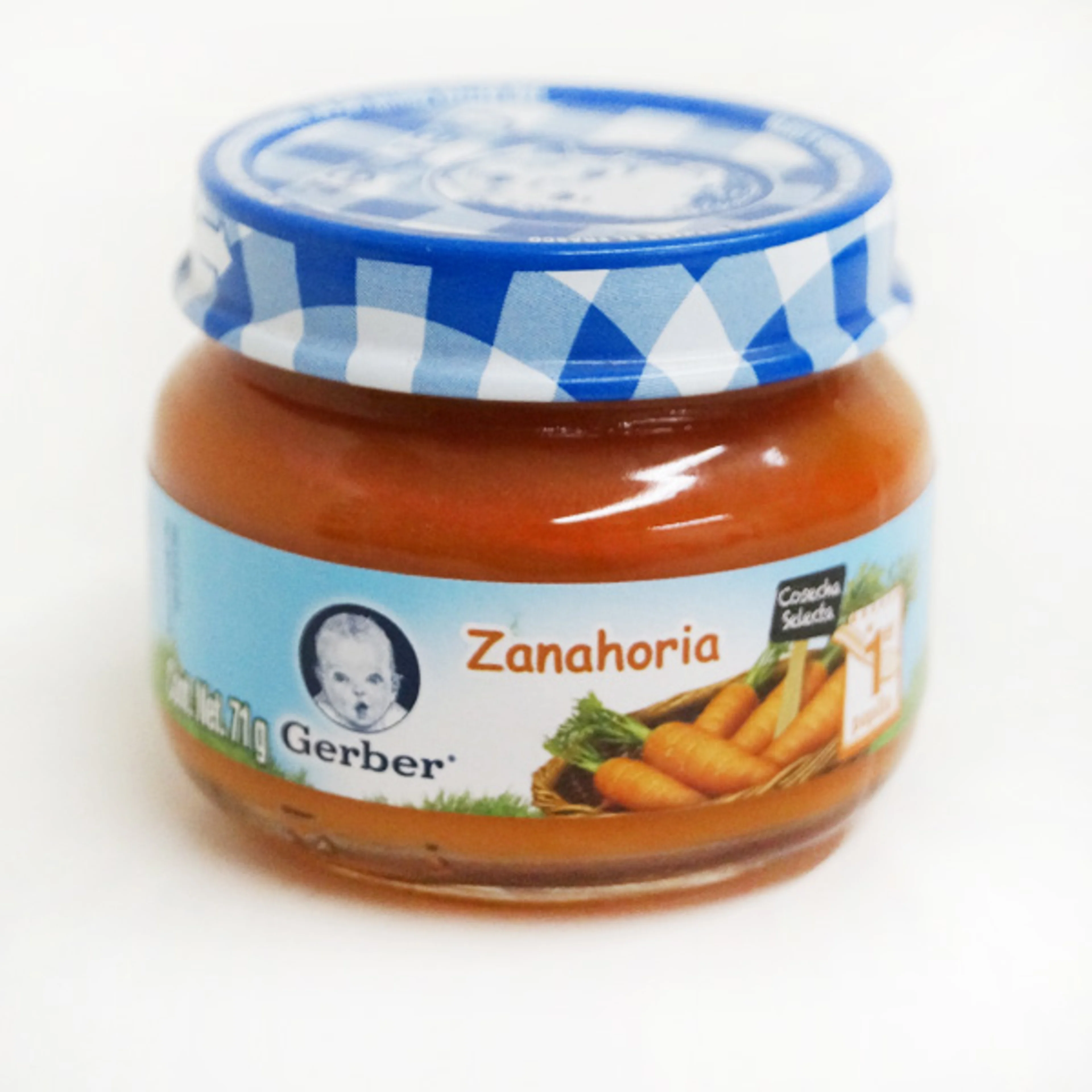Gerber Etapa 1 Papilla Sabor Zanahoria Con 71 G