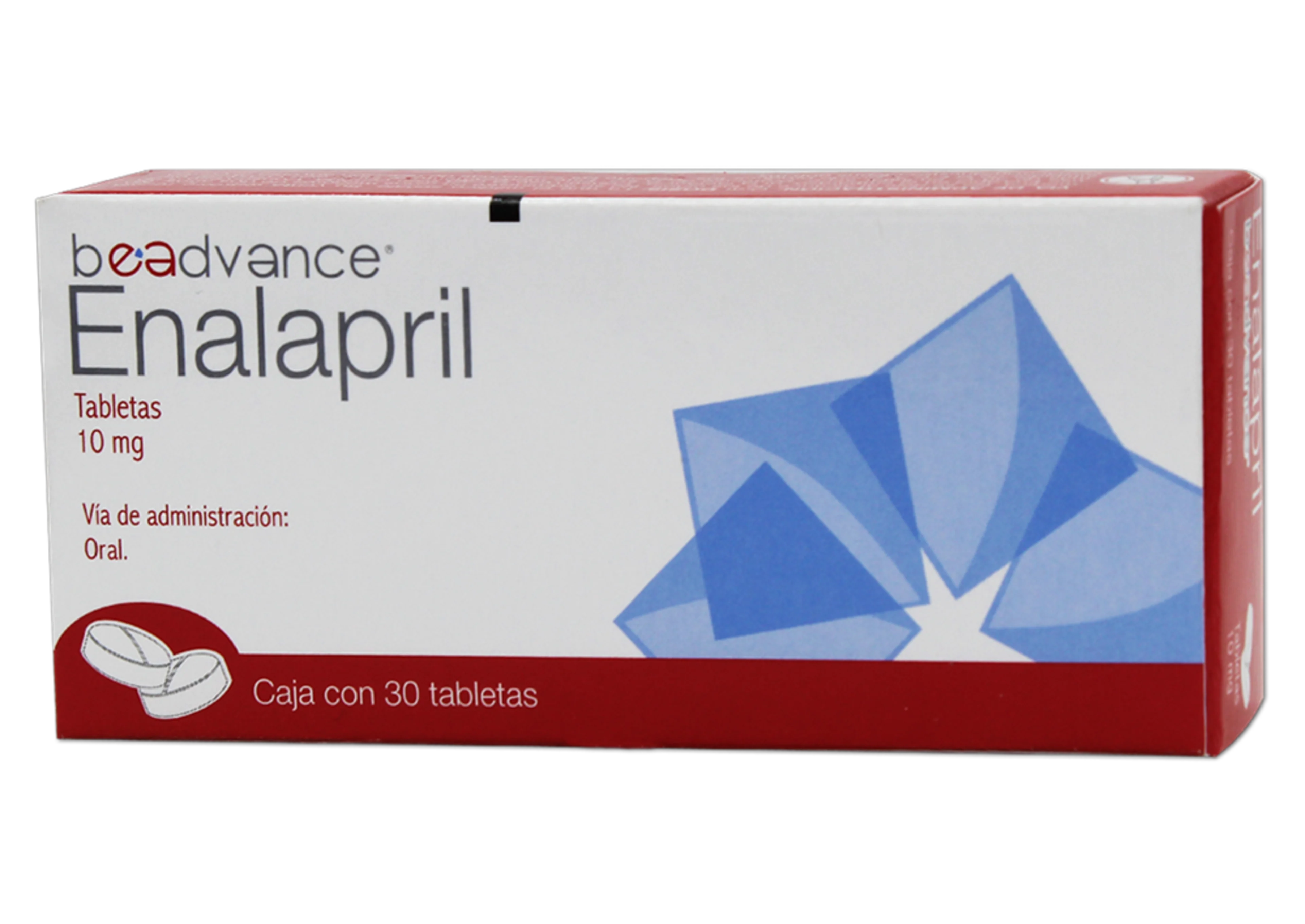 Enalapril 10 Mg Con 30 Tabletas