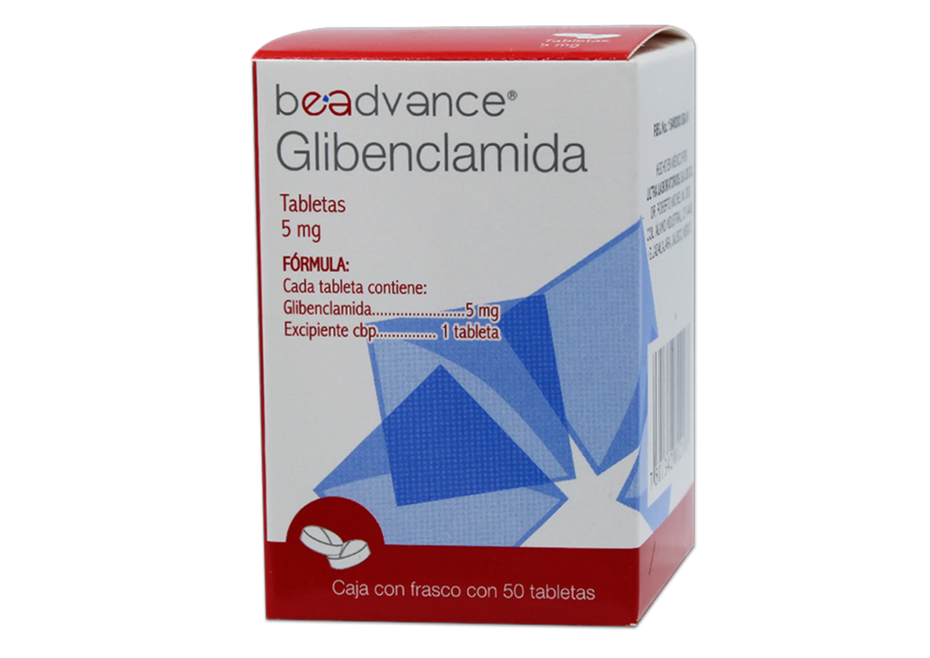 Glibenclamida 5 Mg Con 50 Tabletas