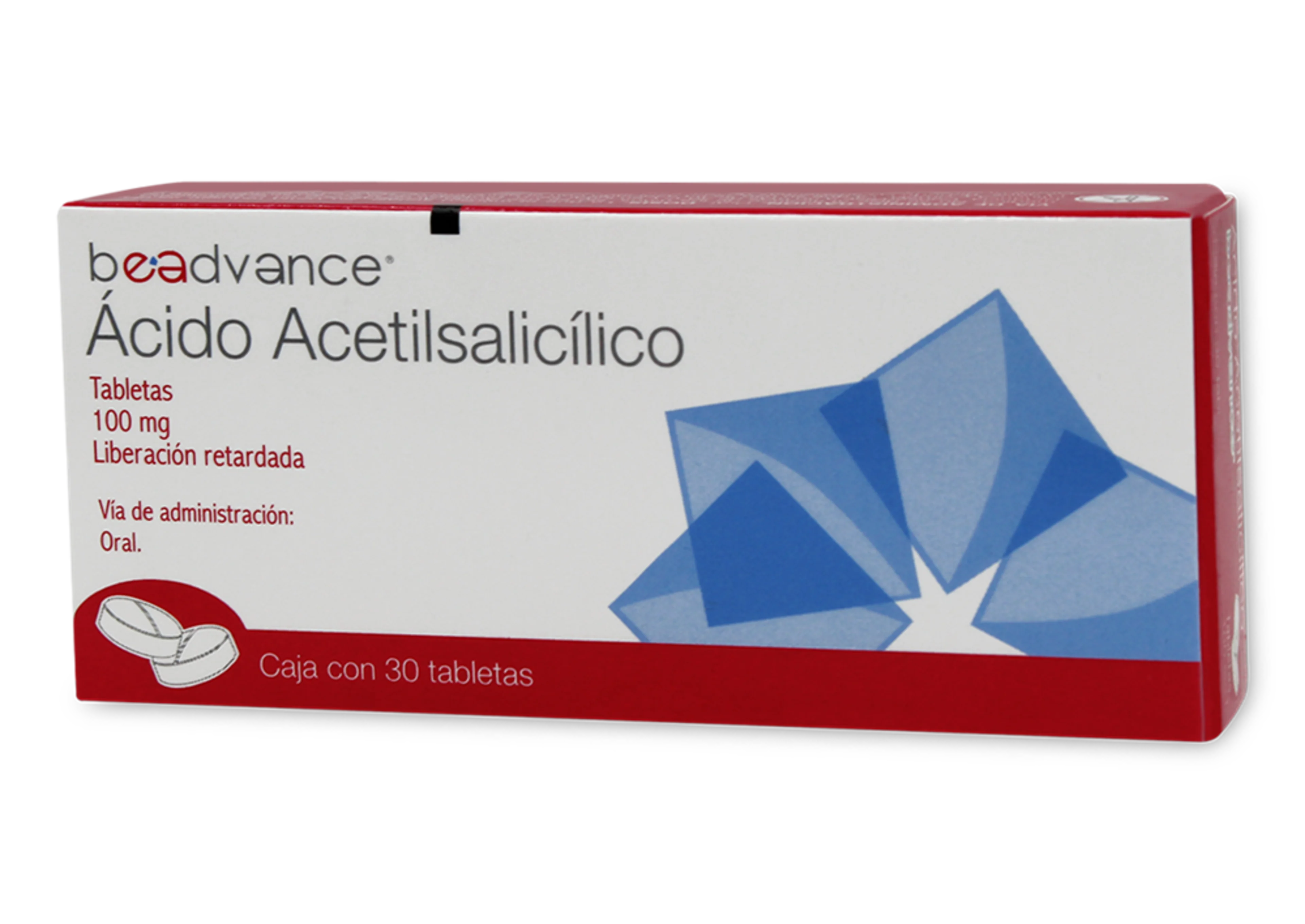 Beadvance Ácido Acetilsalicílico 100 Mg Con 30 Tabletas