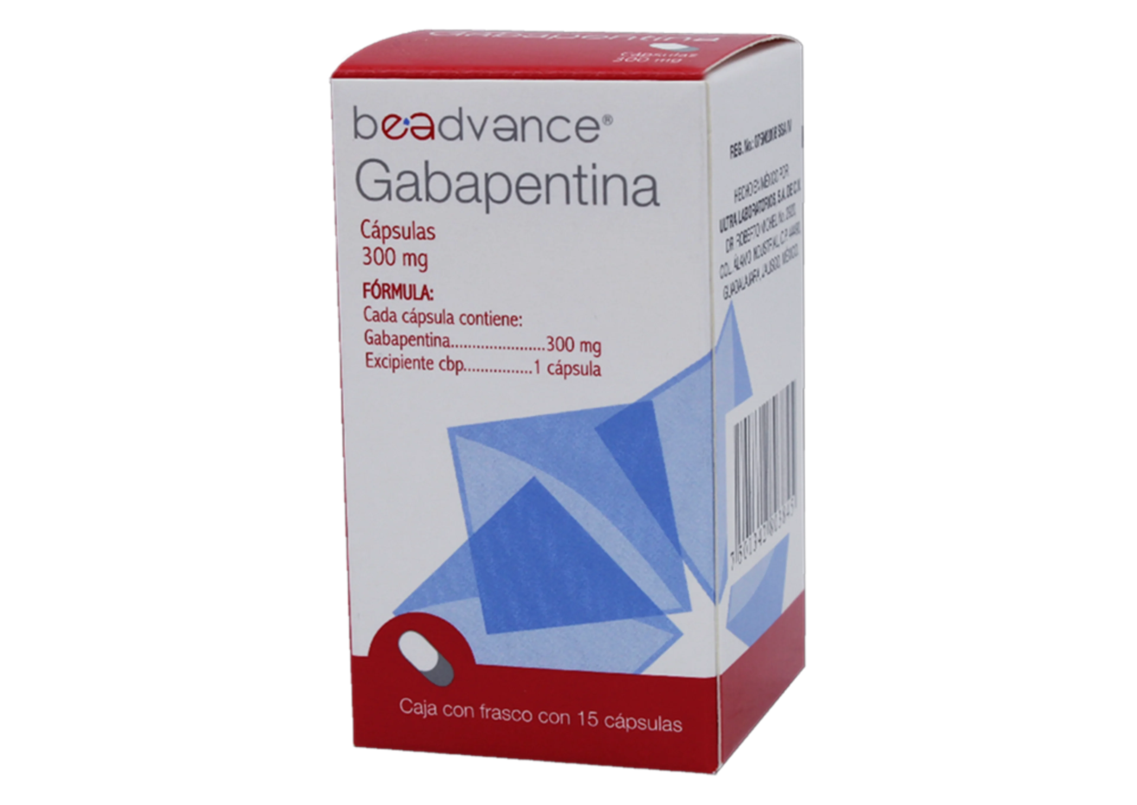 Gabapentina 300 Mg Con 15 Cápsulas