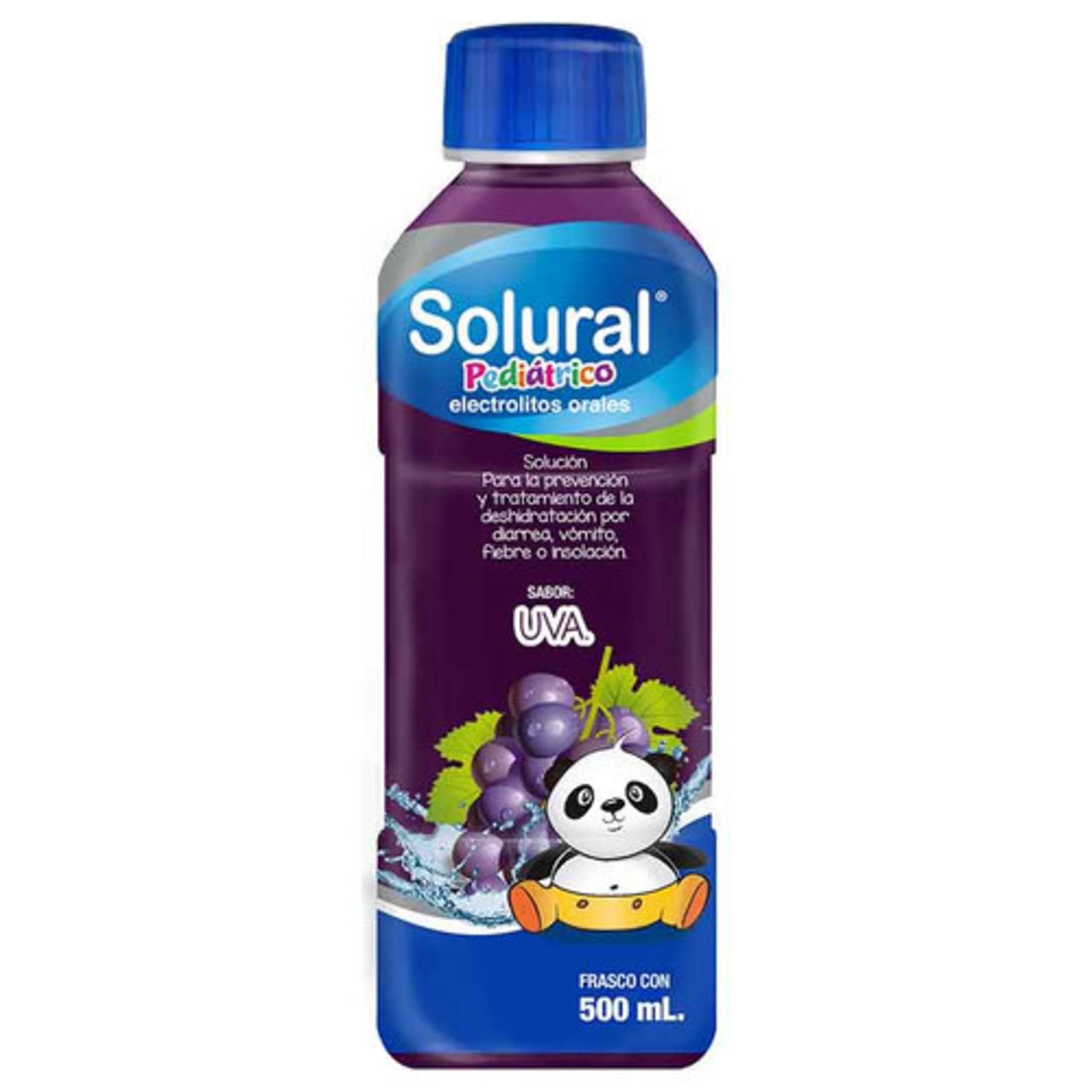 Solural Pediátrico Sabor Uva 500 Ml
