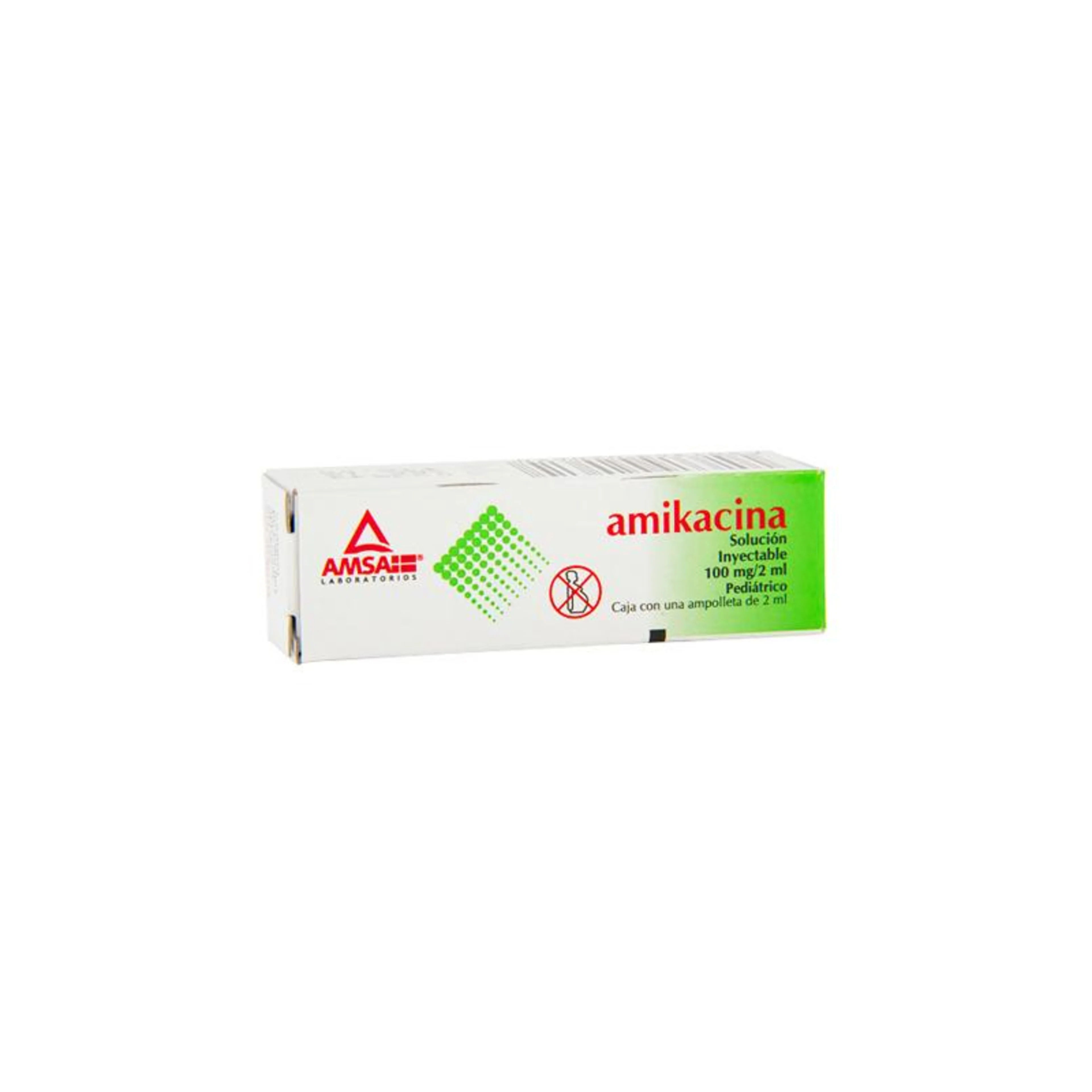 Amikacina 1 ampolleta 100mg/2ml
