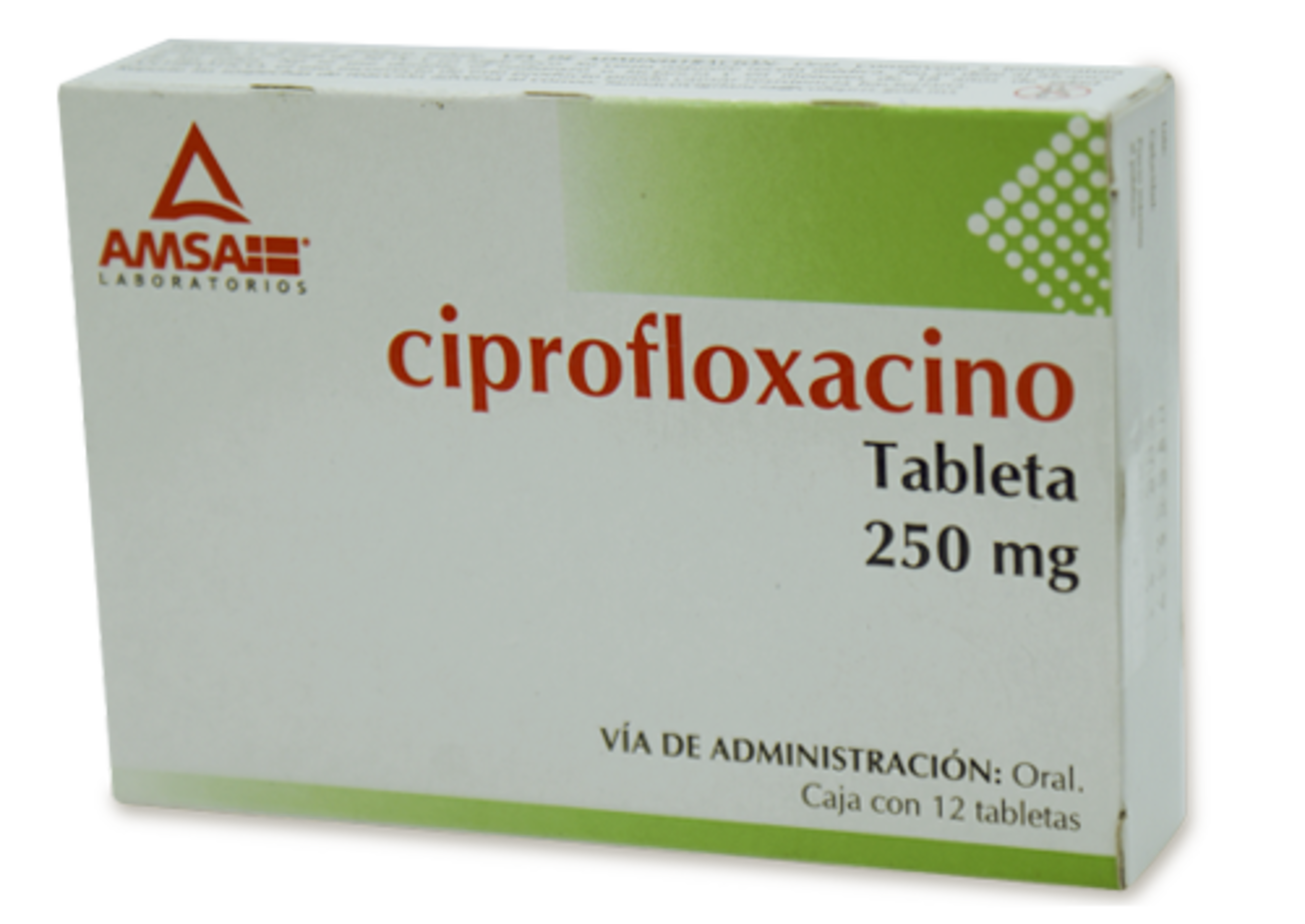 Ciprofloxacino 250 Mg Con 12 Tabletas
