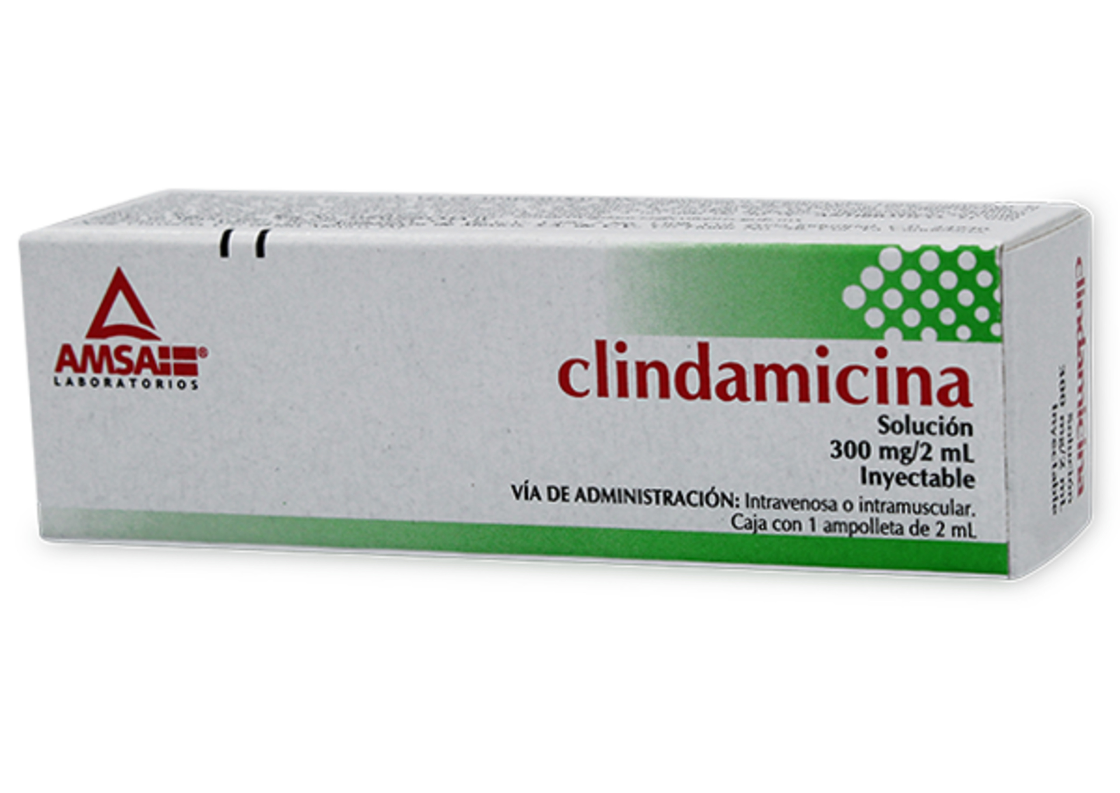 Clindamicina 300 Mg Solución Inyectable 1 Ampolleta 2 Ml