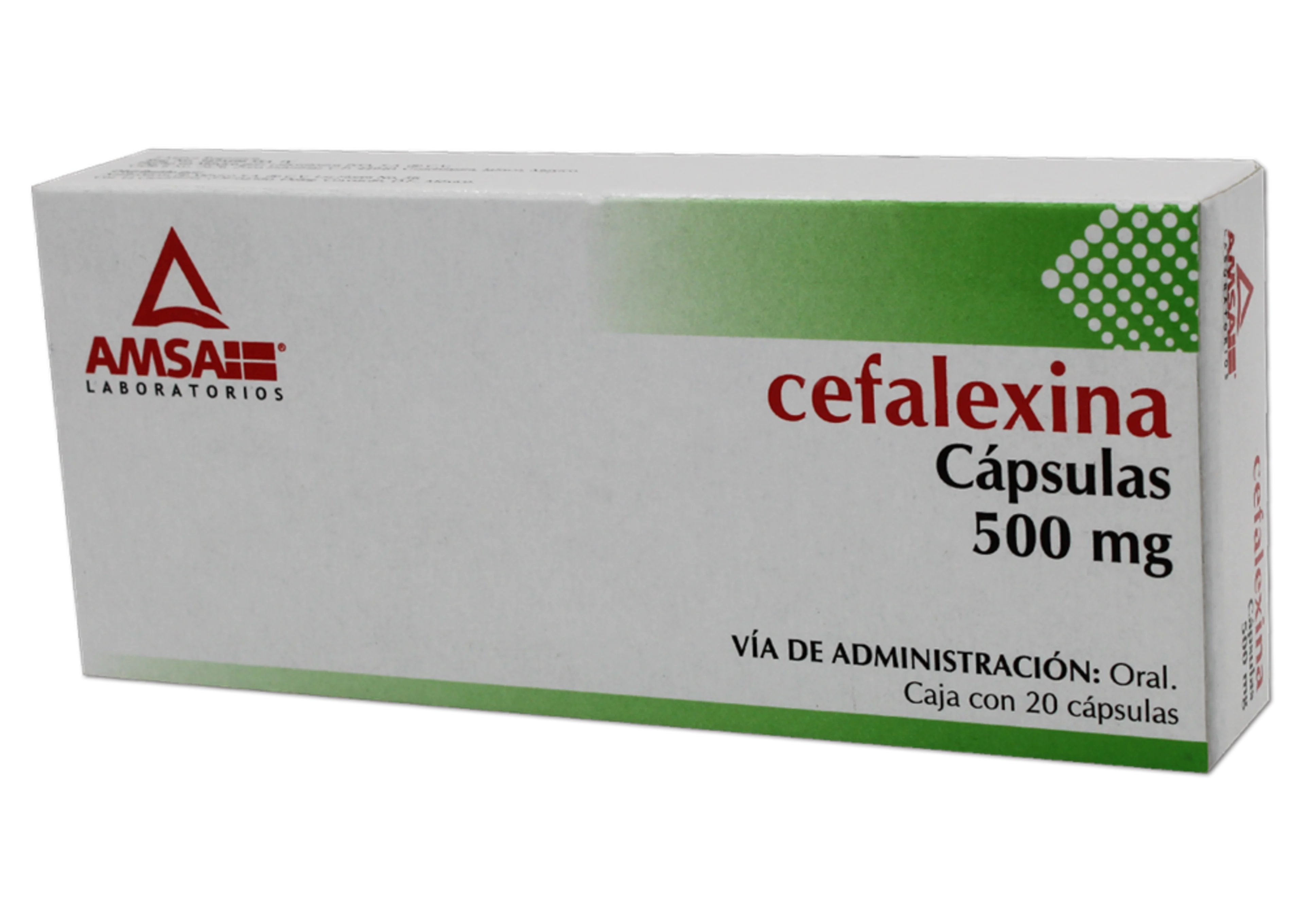 Cefalexina 500 Mg Con 20 Cápsulas