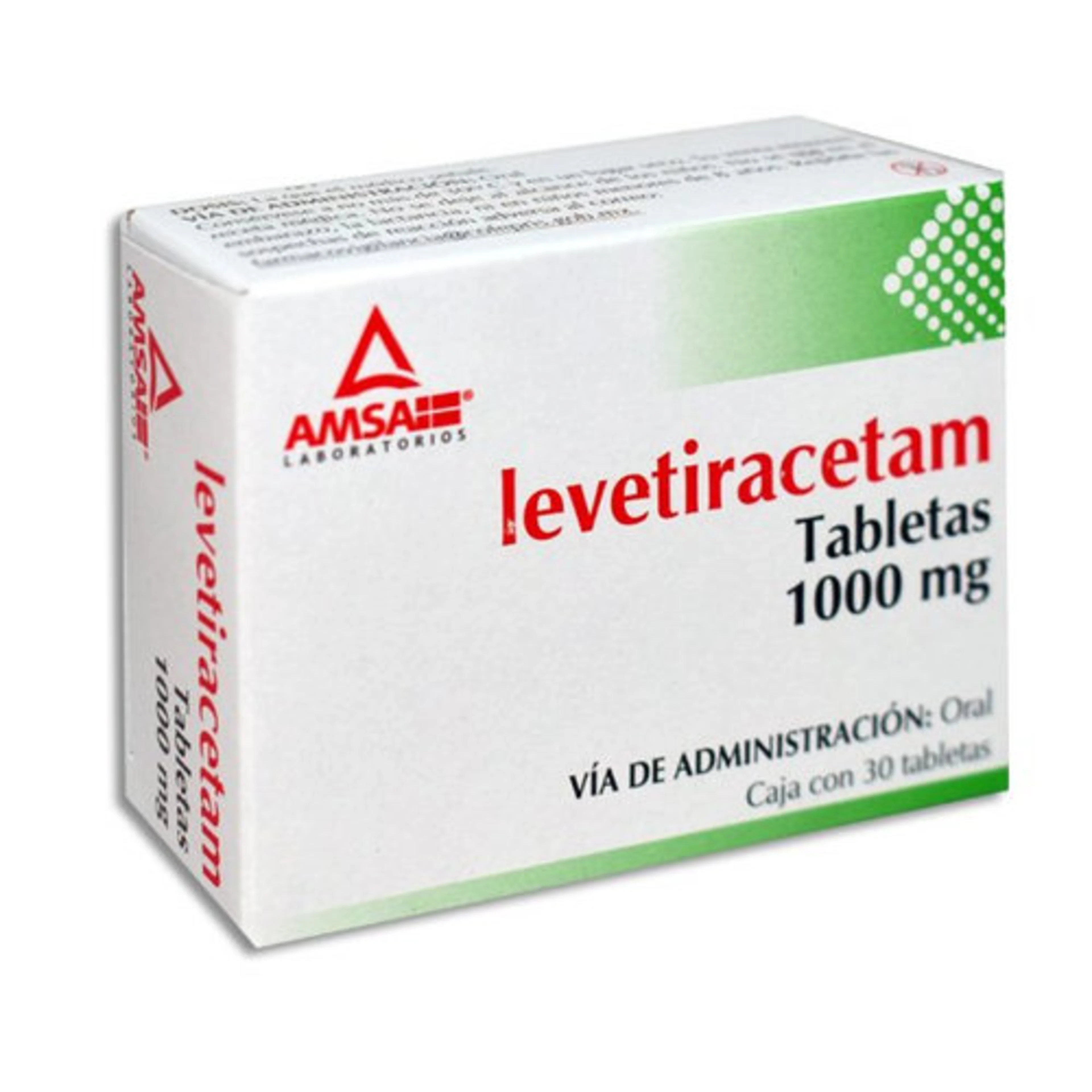 Levetiracetam 1000 Mg Con 30 Tabletas