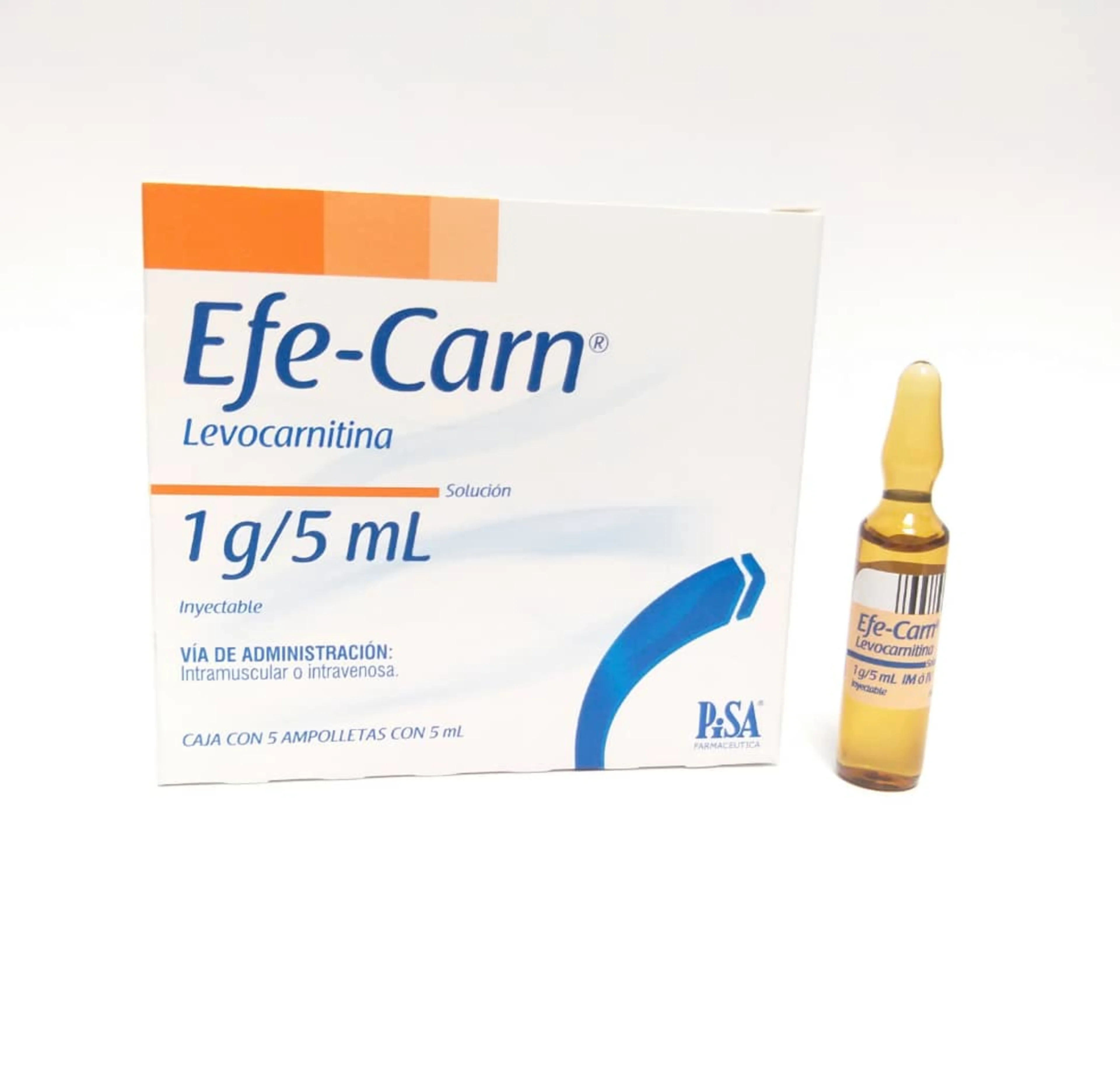 Efe-Carn 1 G Con 5 Solución Inyectable