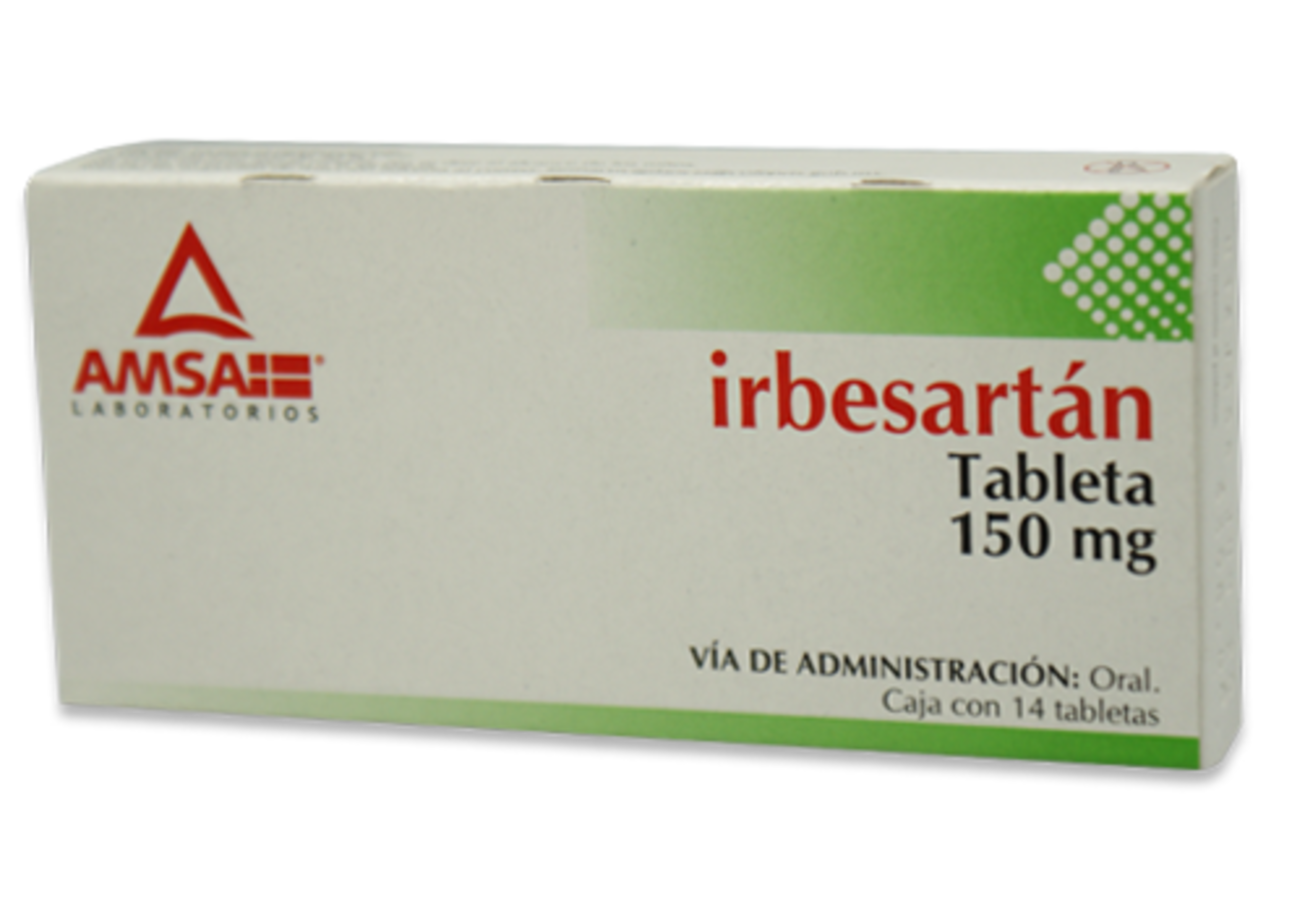 Ibersartán 150 Mg Con 14 Tabletas (Amsa)