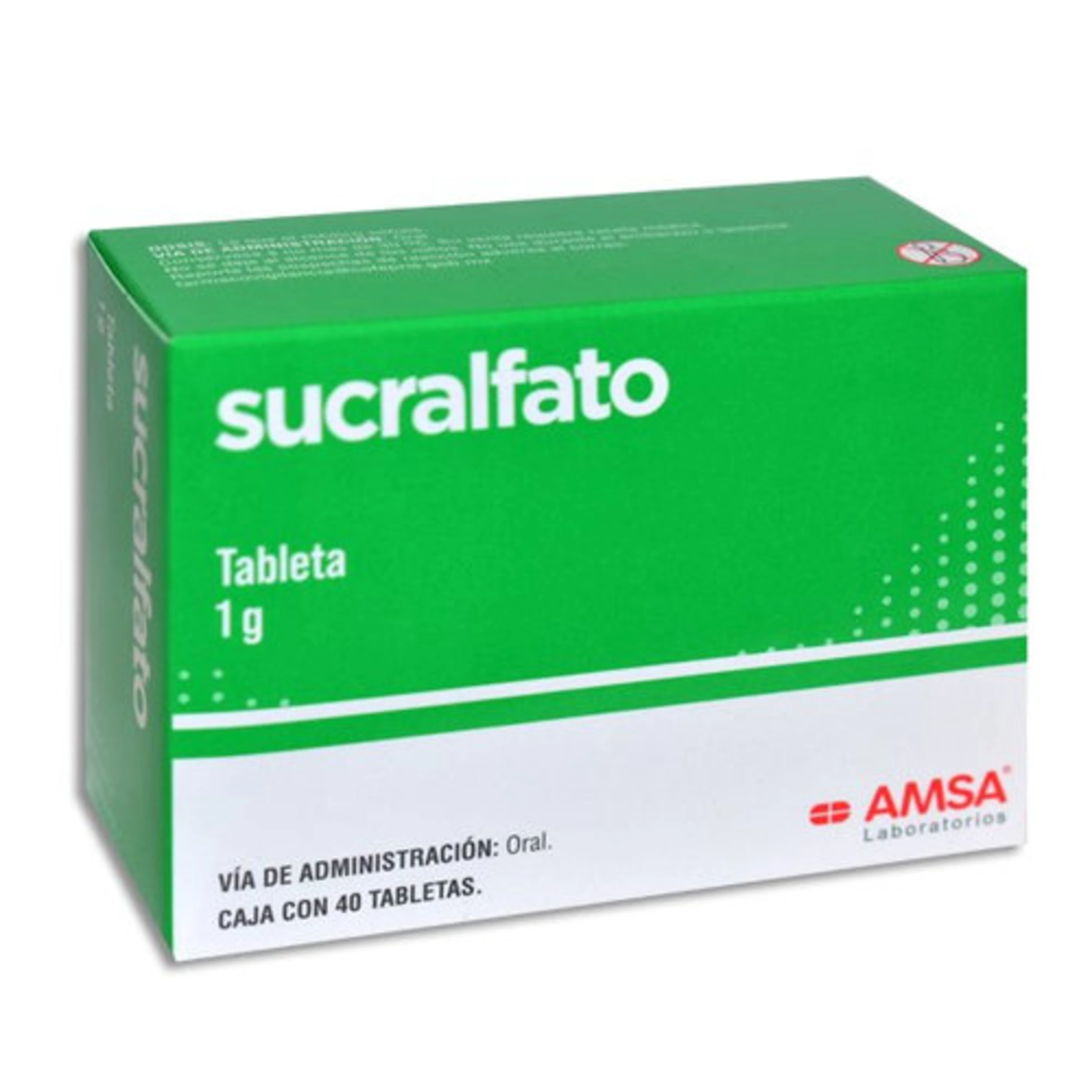Sucralfato Con 40 Tabletas