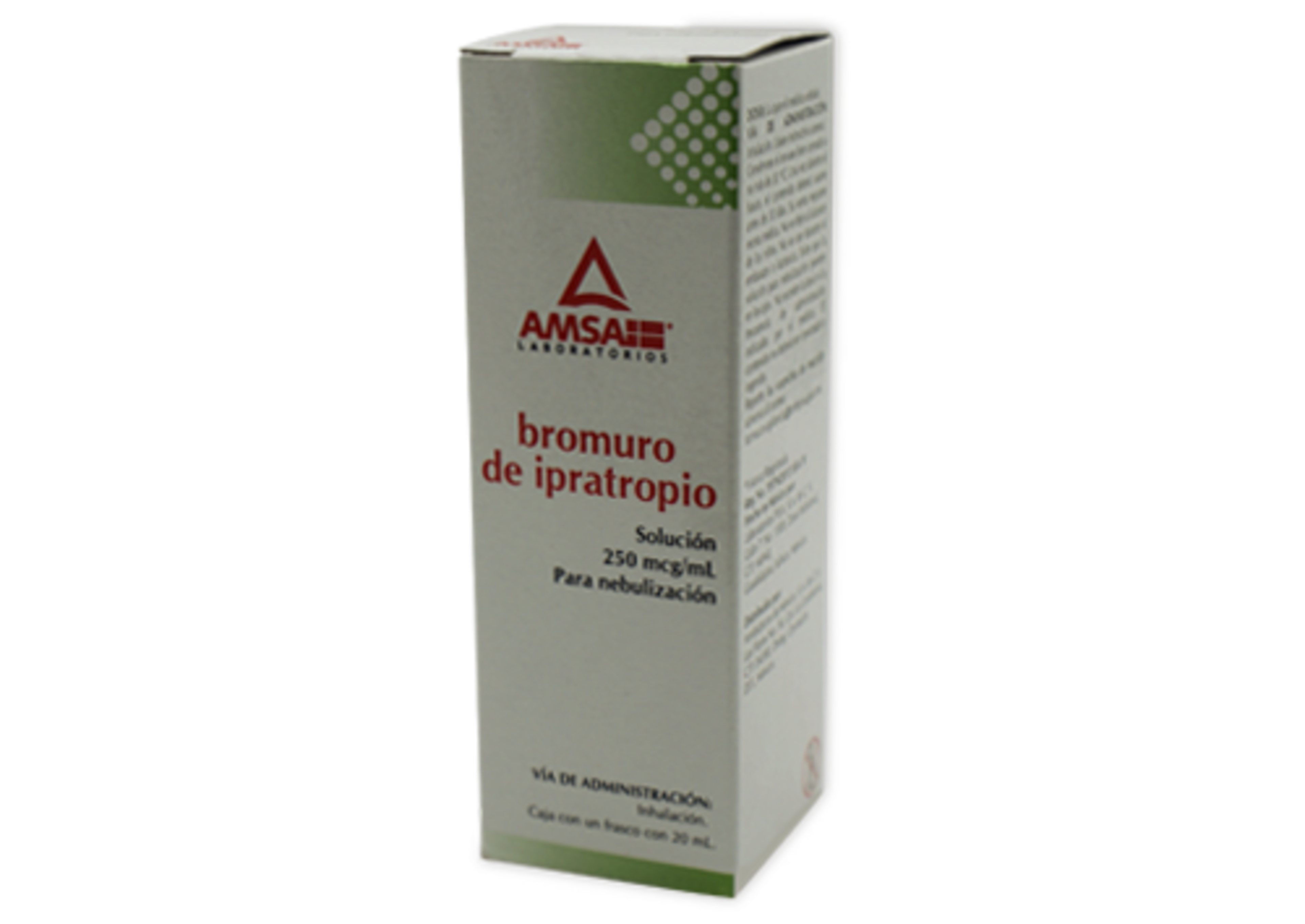 Bromuro De Ipratropio 250 Mcg Con 20 Ml De Solución Para Nebulización