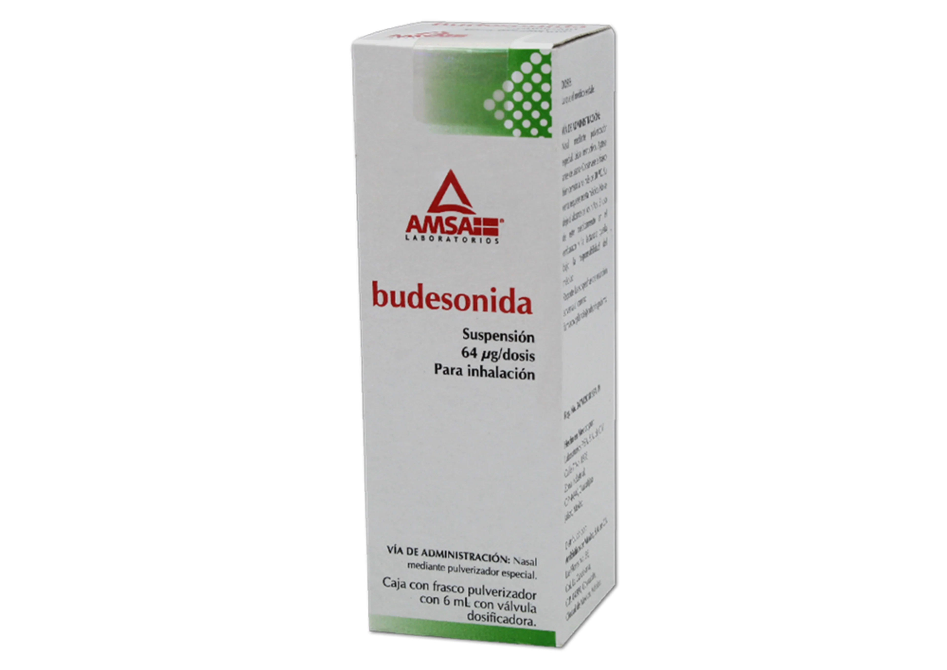 Budesonida 64 Mcg Suspensión Nasal 120 Dosis