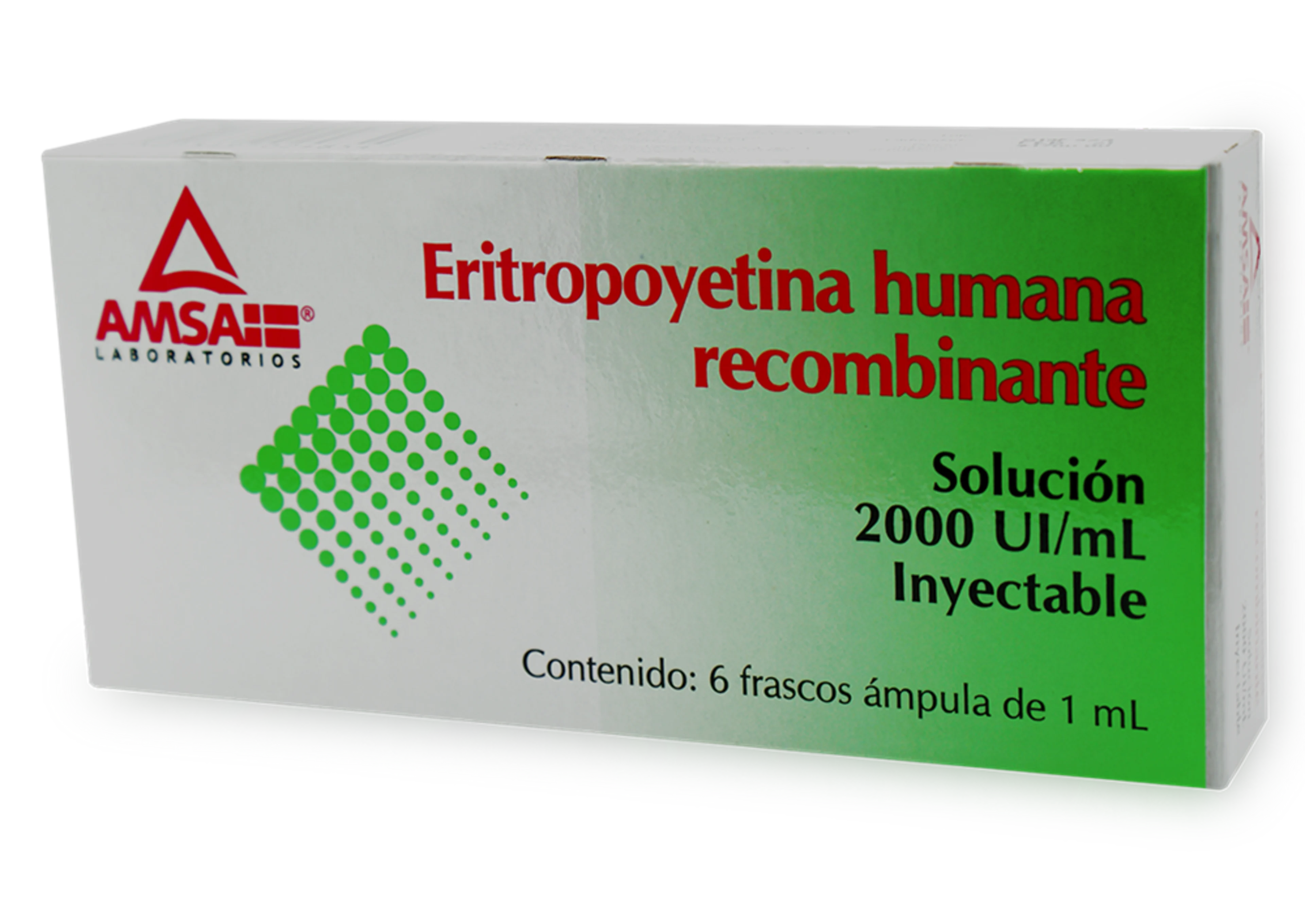 Eritropoyetina Humana 2000 Ui Con 6 Frascos Ámpula