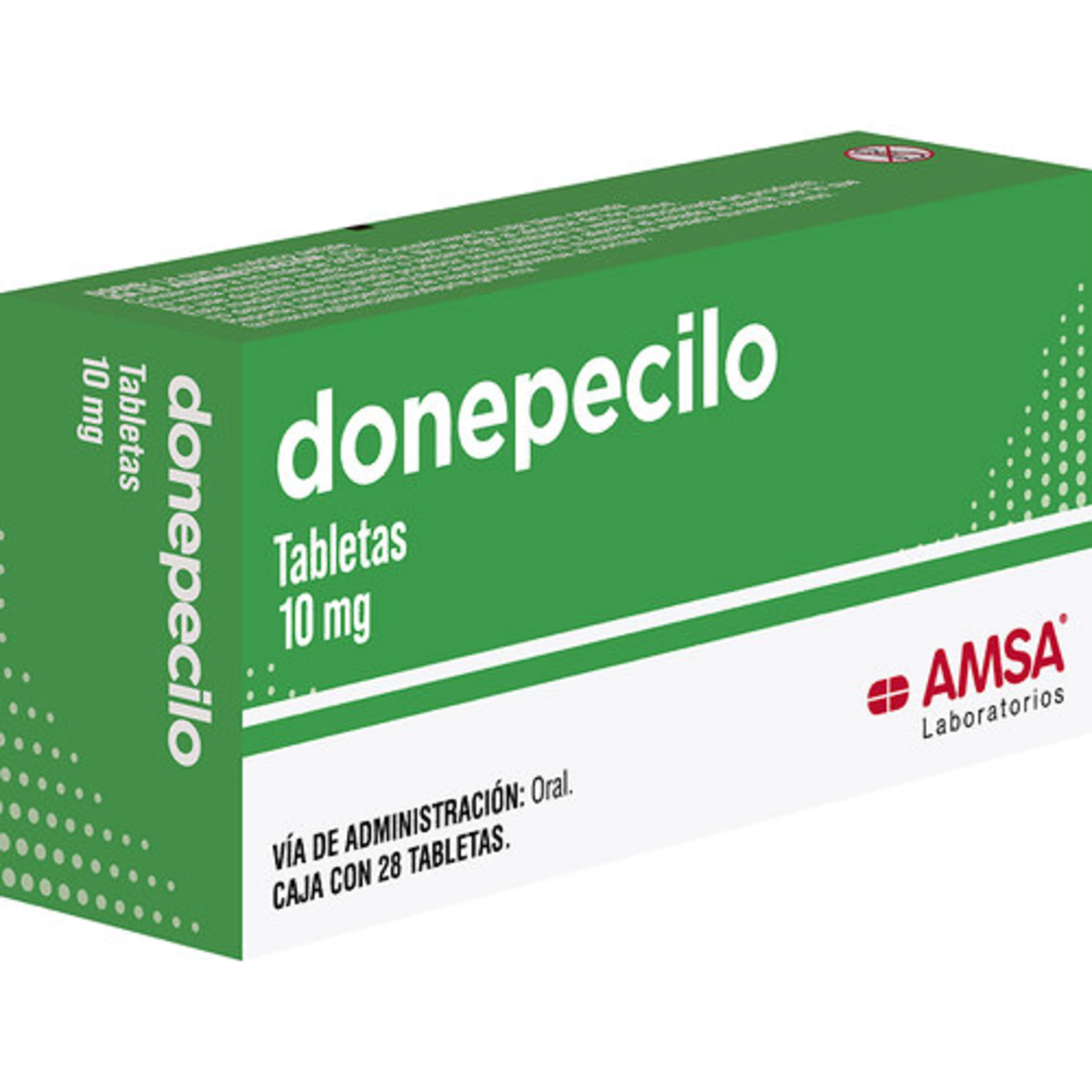Donepecilo 10 Mg Con 28 Tabletas
