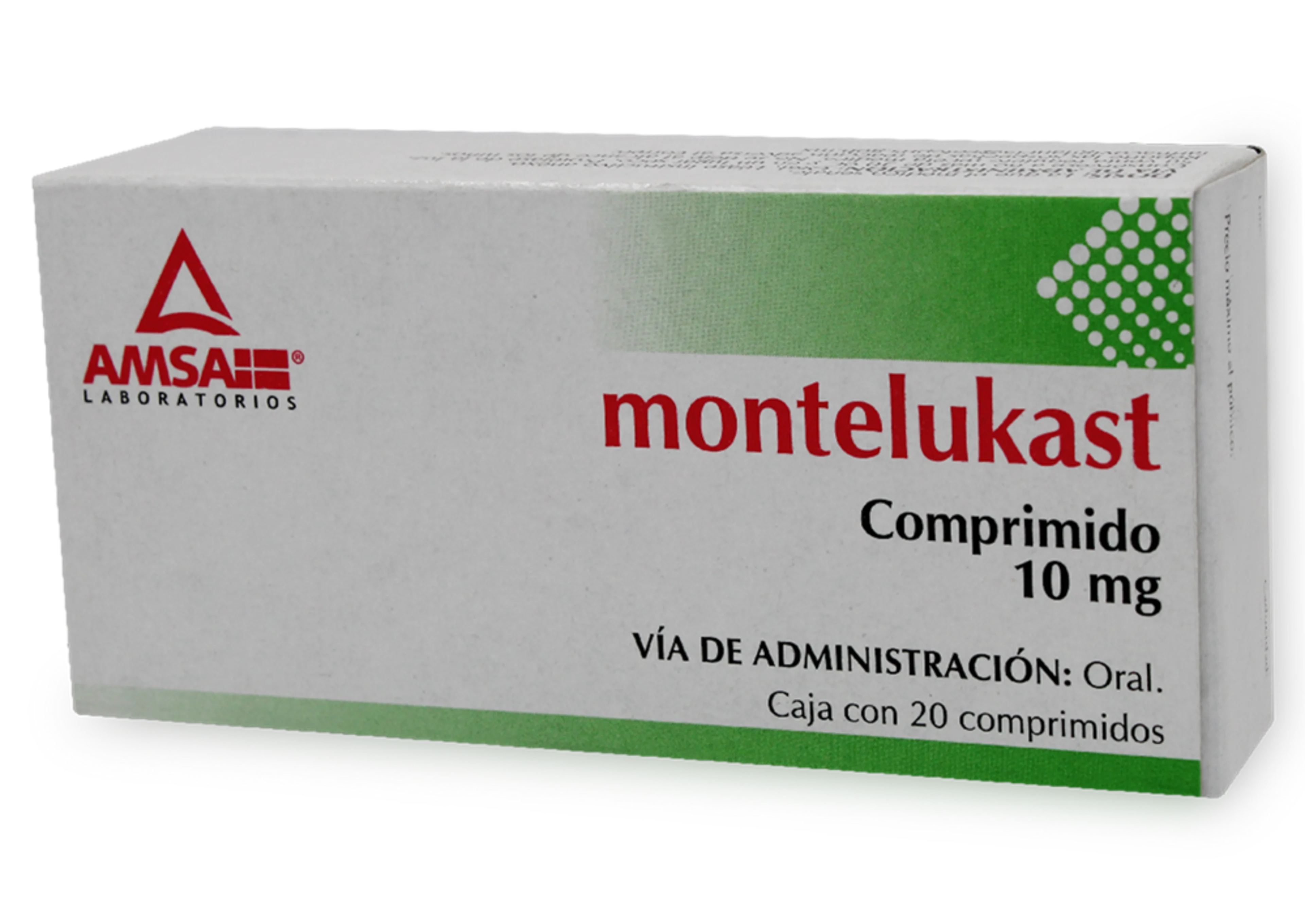 Montelukast 10 Mg Con 20 Comprimidos (Amsa)