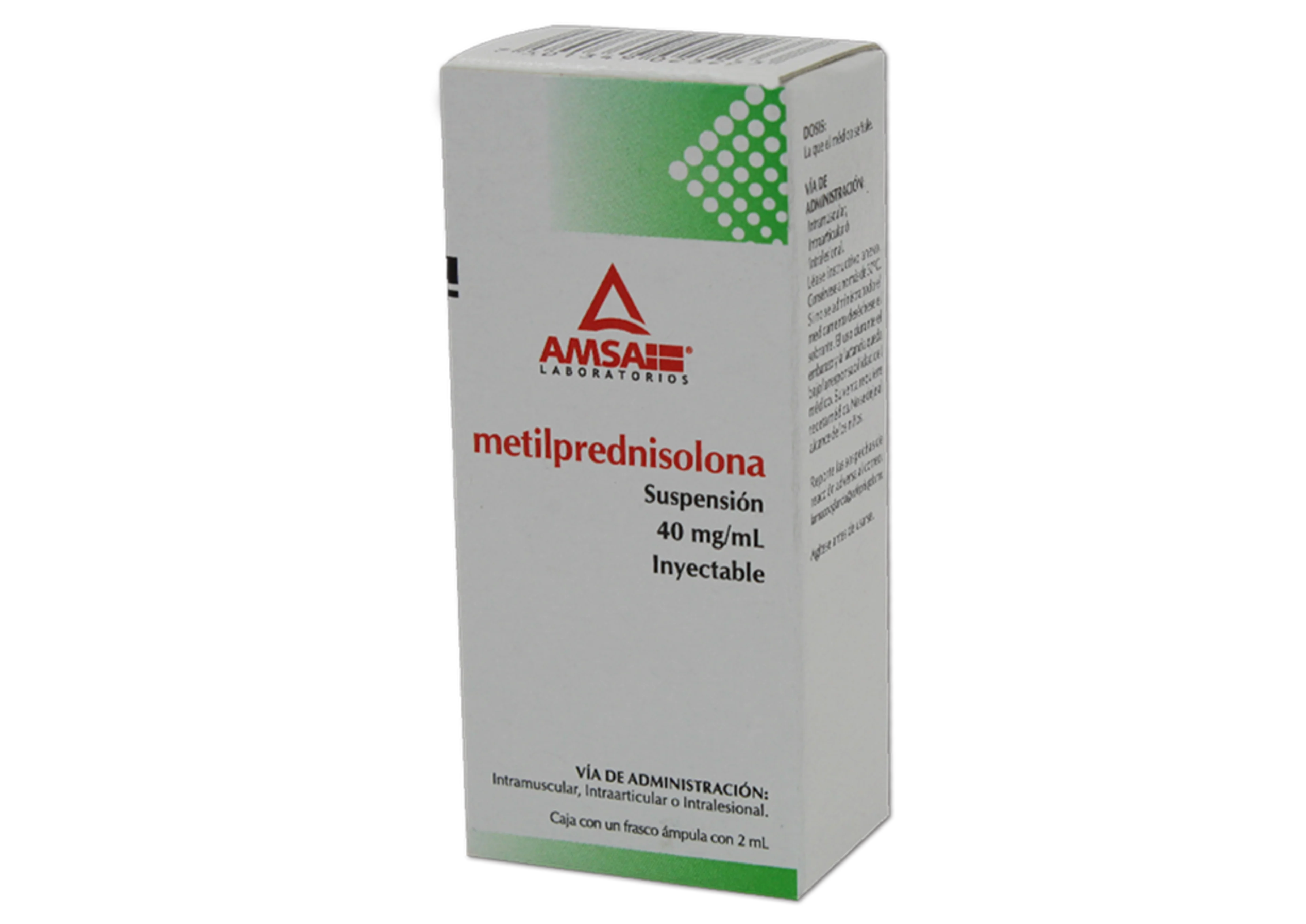 Metilprednisolona 40 Mg Con 1 Frasco Ámpula