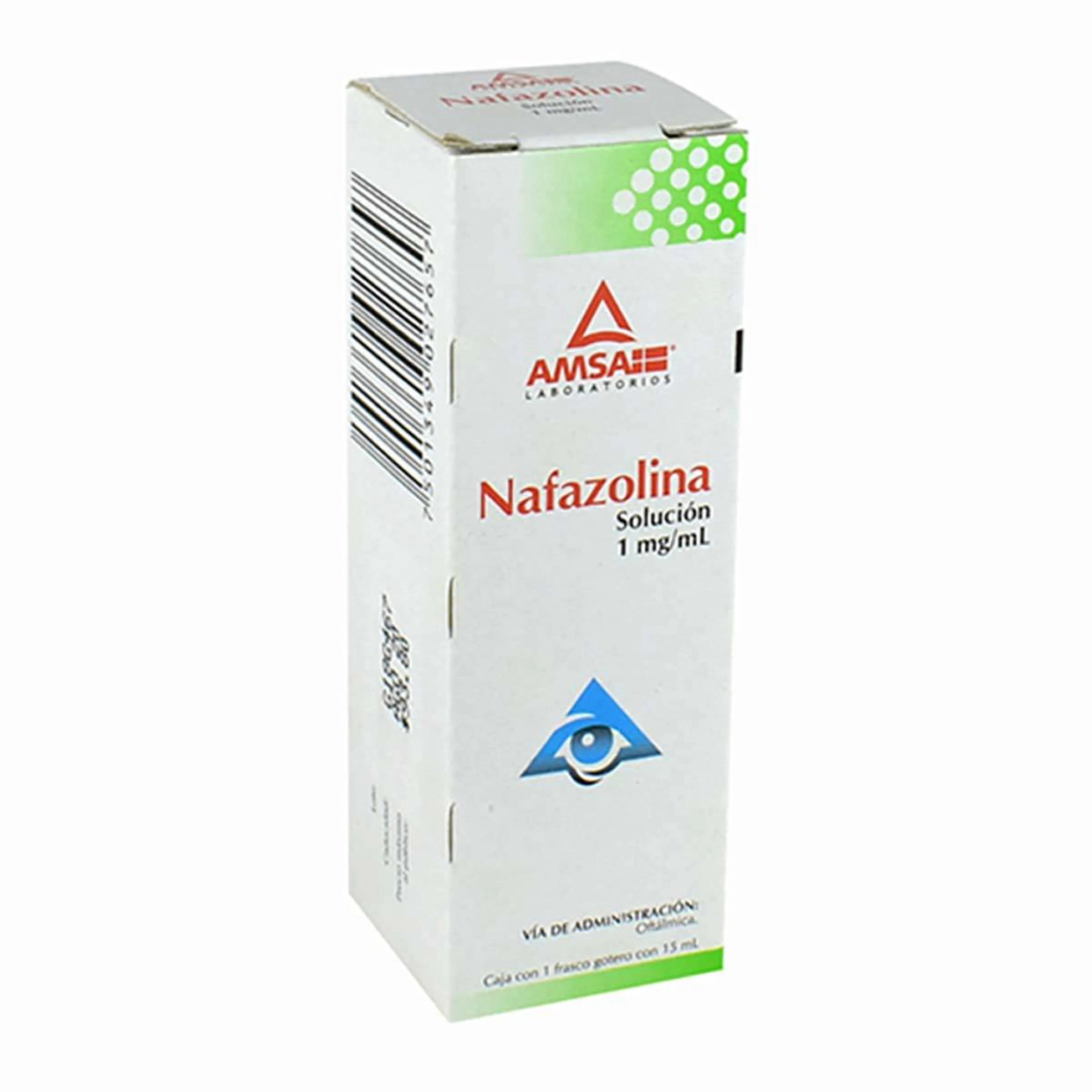 Nafazolina 1 Mg Con 15 Ml De Solución Oftálmica