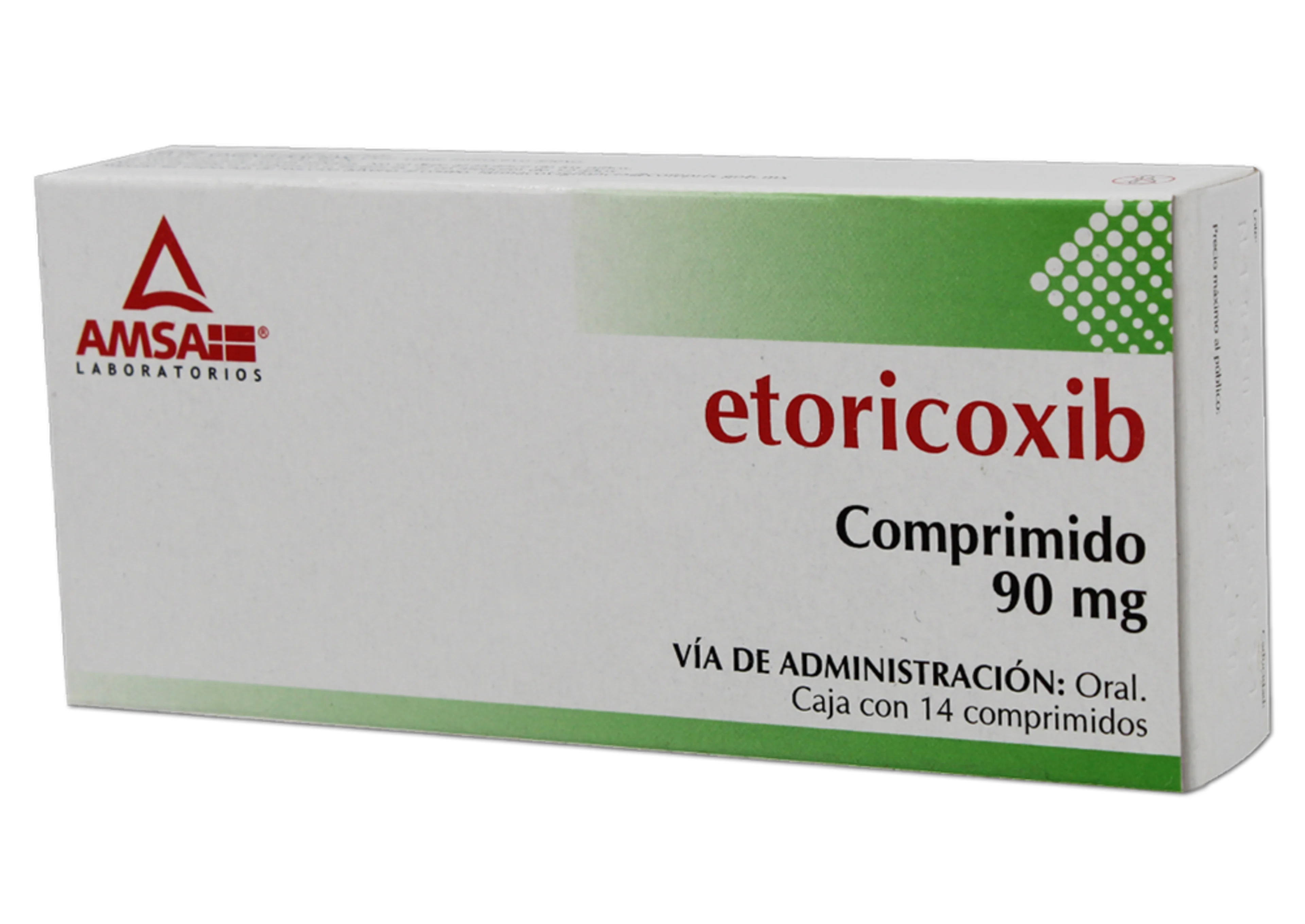 Etoricoxib 90 Mg Con 14 Comprimidos (Amsa)