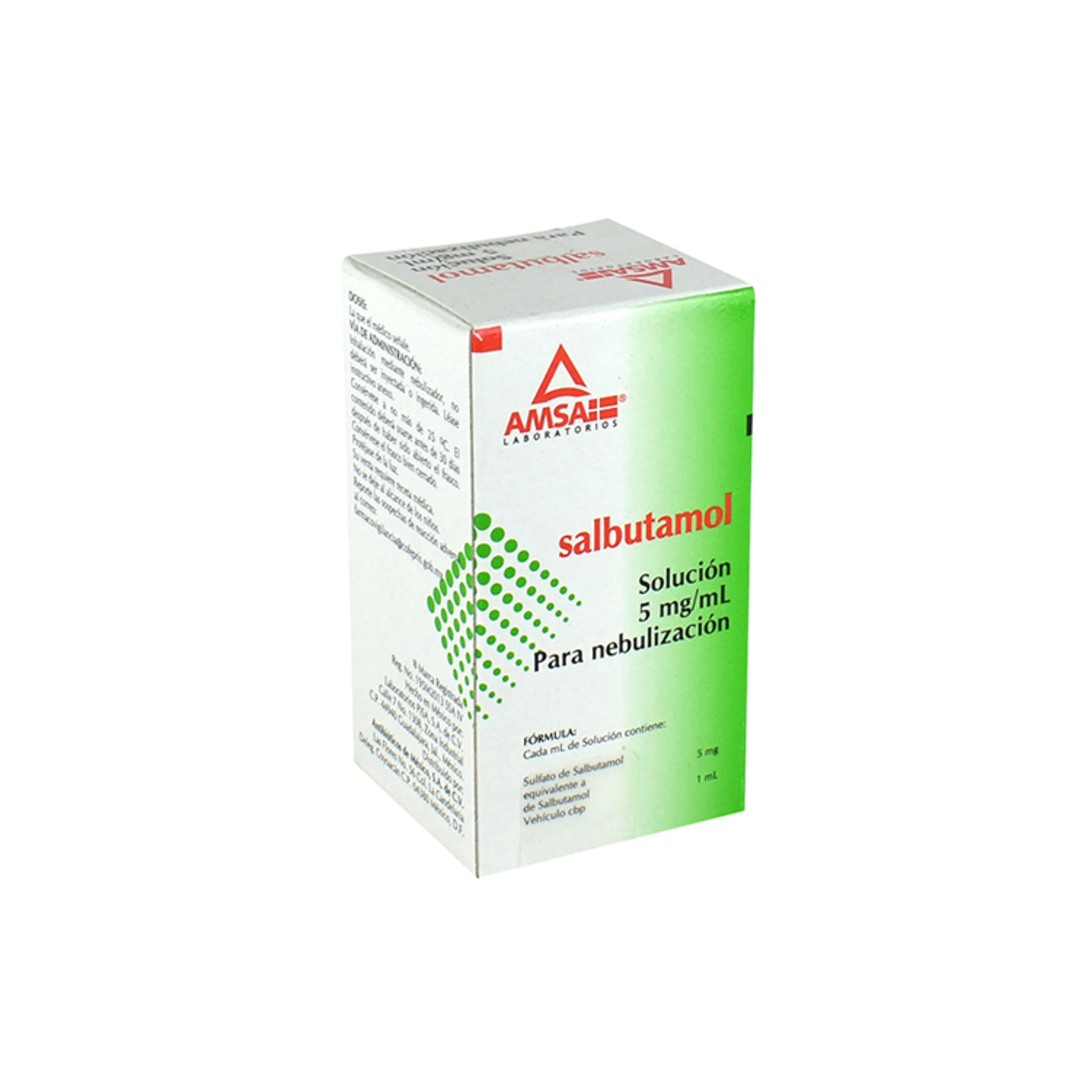 Salbutamol sol neb 5mg con 10ml
