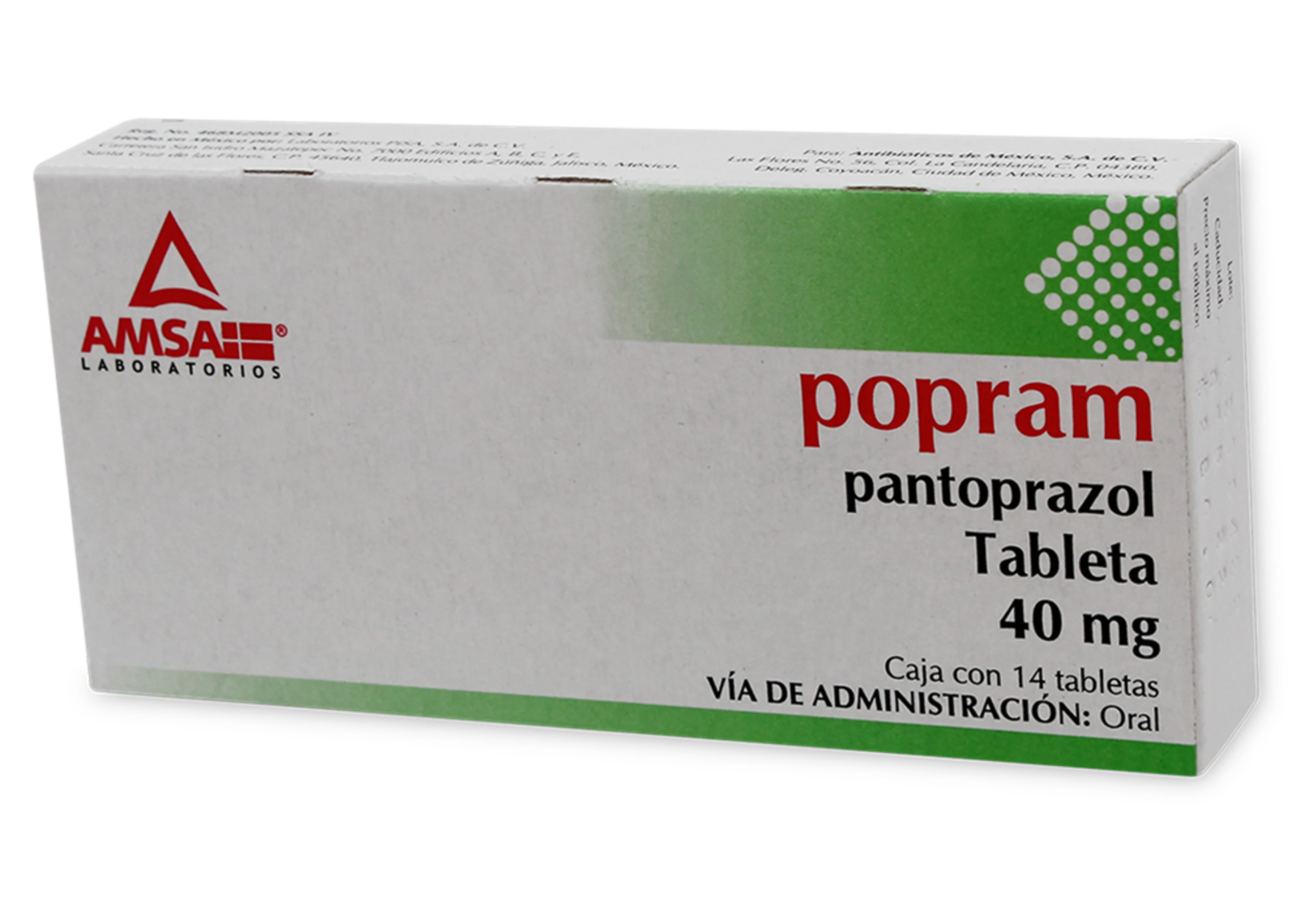 Popram 40 Mg Con 14 Tabletas