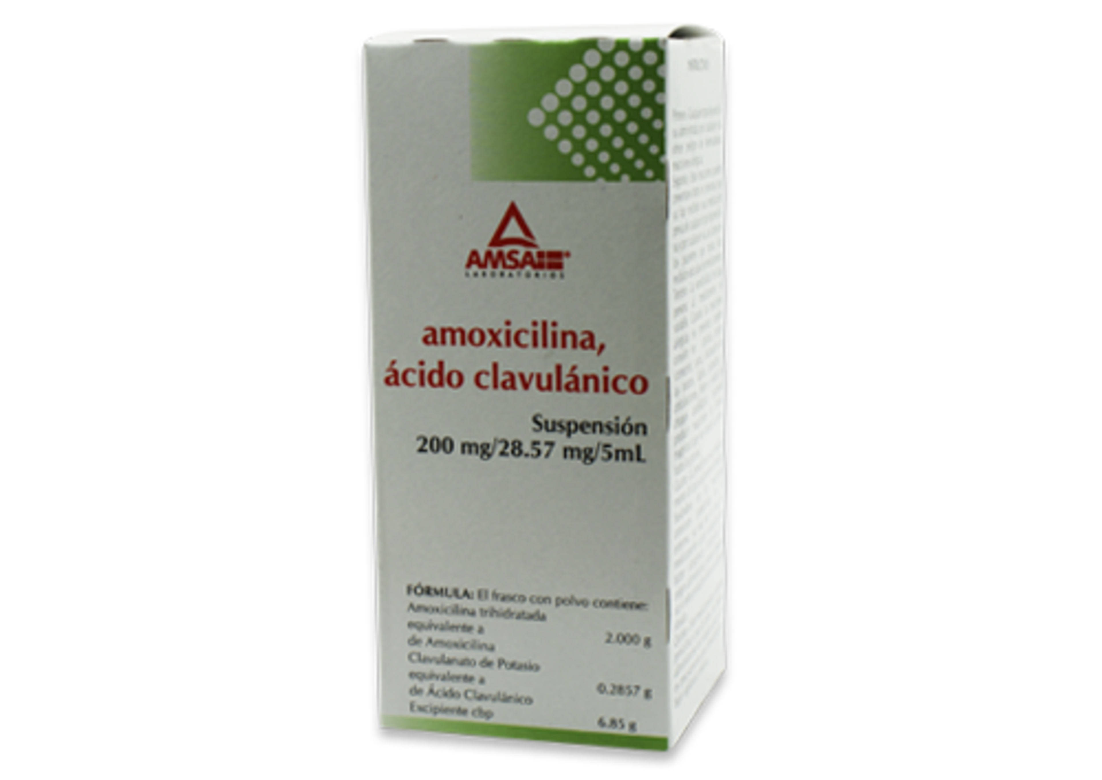 Amoxicilina, Ácido Clavulánico 200/28.57 Mg Suspensión 50 Ml