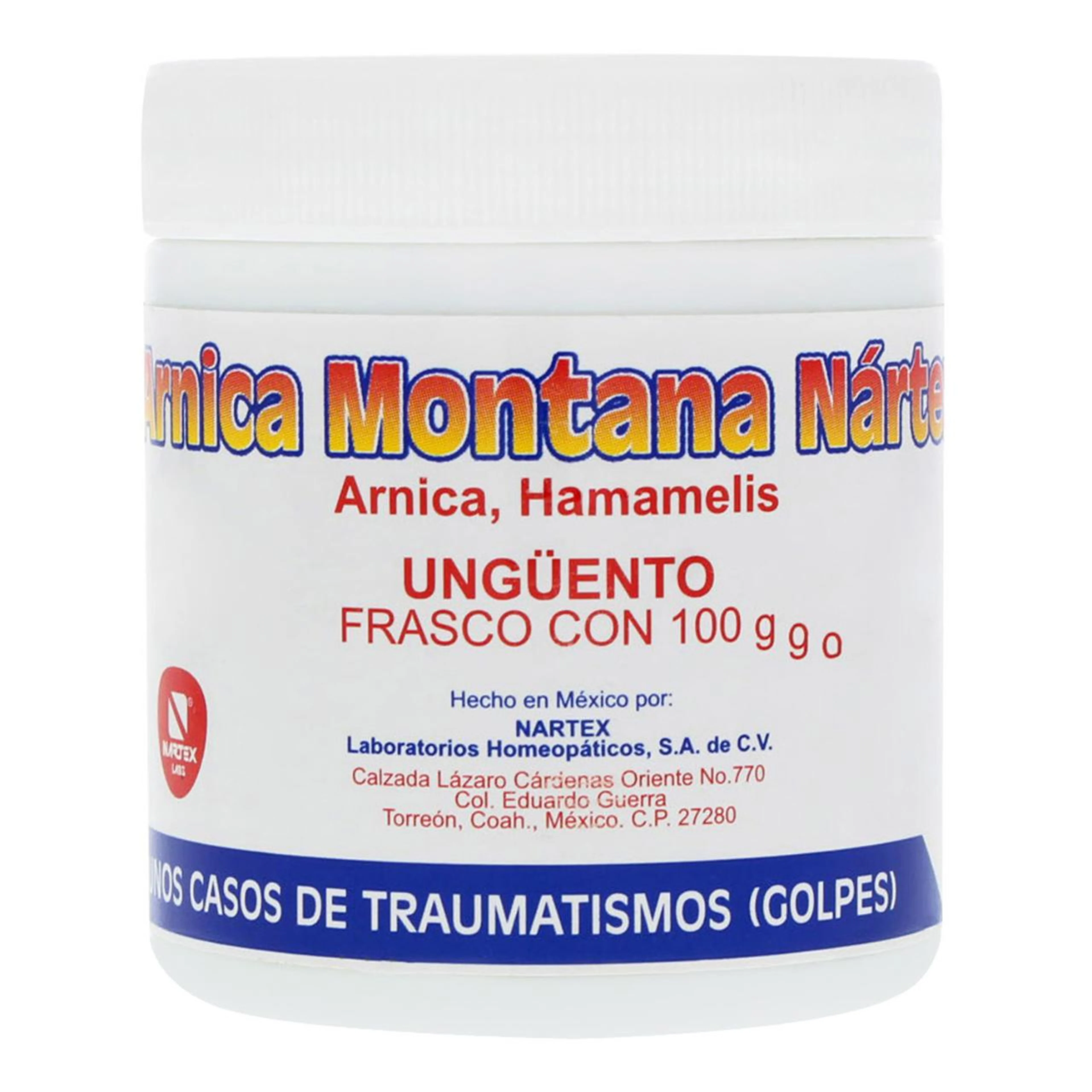 Árnica Montana Nartex Pomada Con 100 G