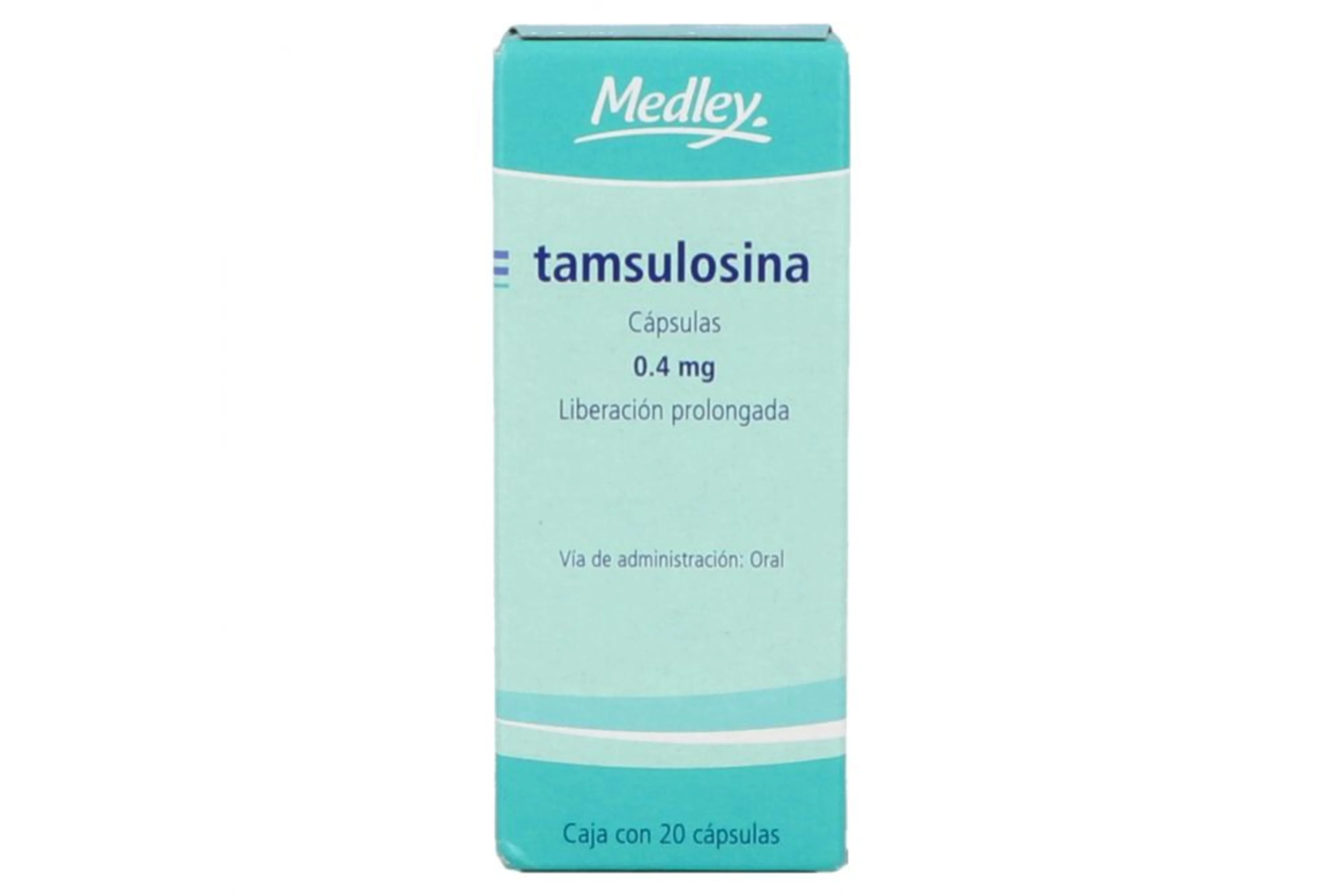 Tamsulosina 0.4 Mg Con 20 Cápsulas (Medley)