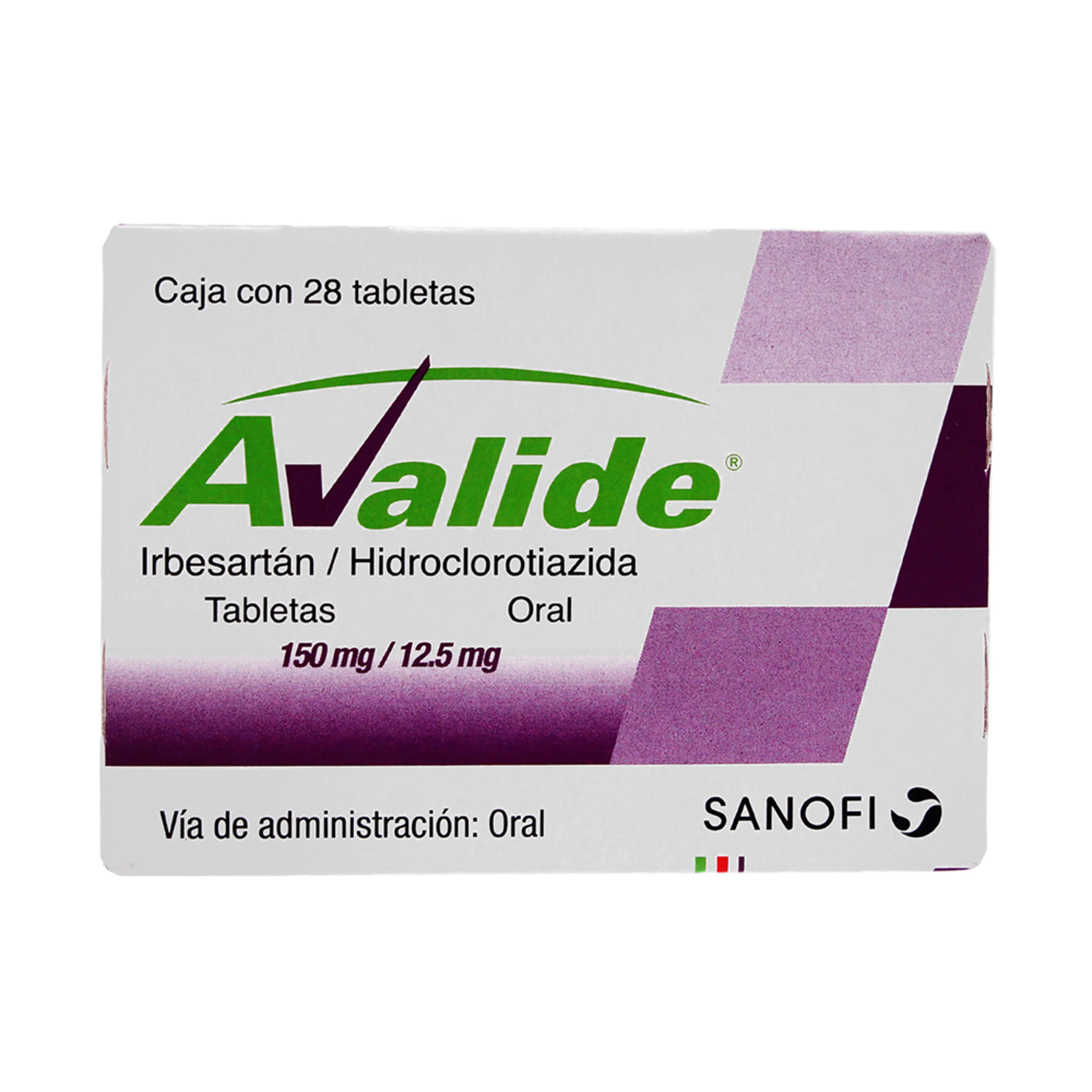 Avalide 150/12.5 Mg Con 28 Tabletas