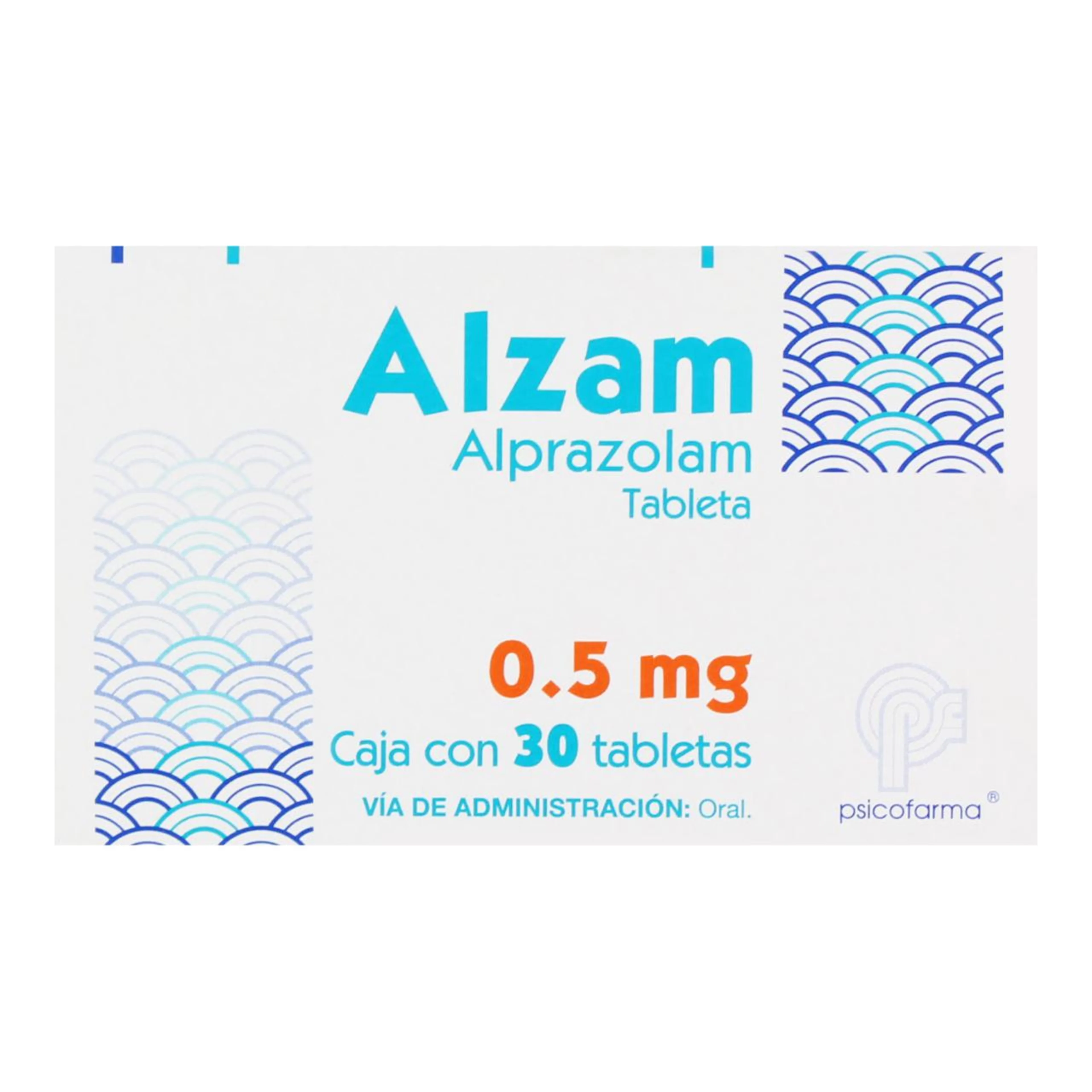 Alzam 0.50 Mg Con 30 Tabletas