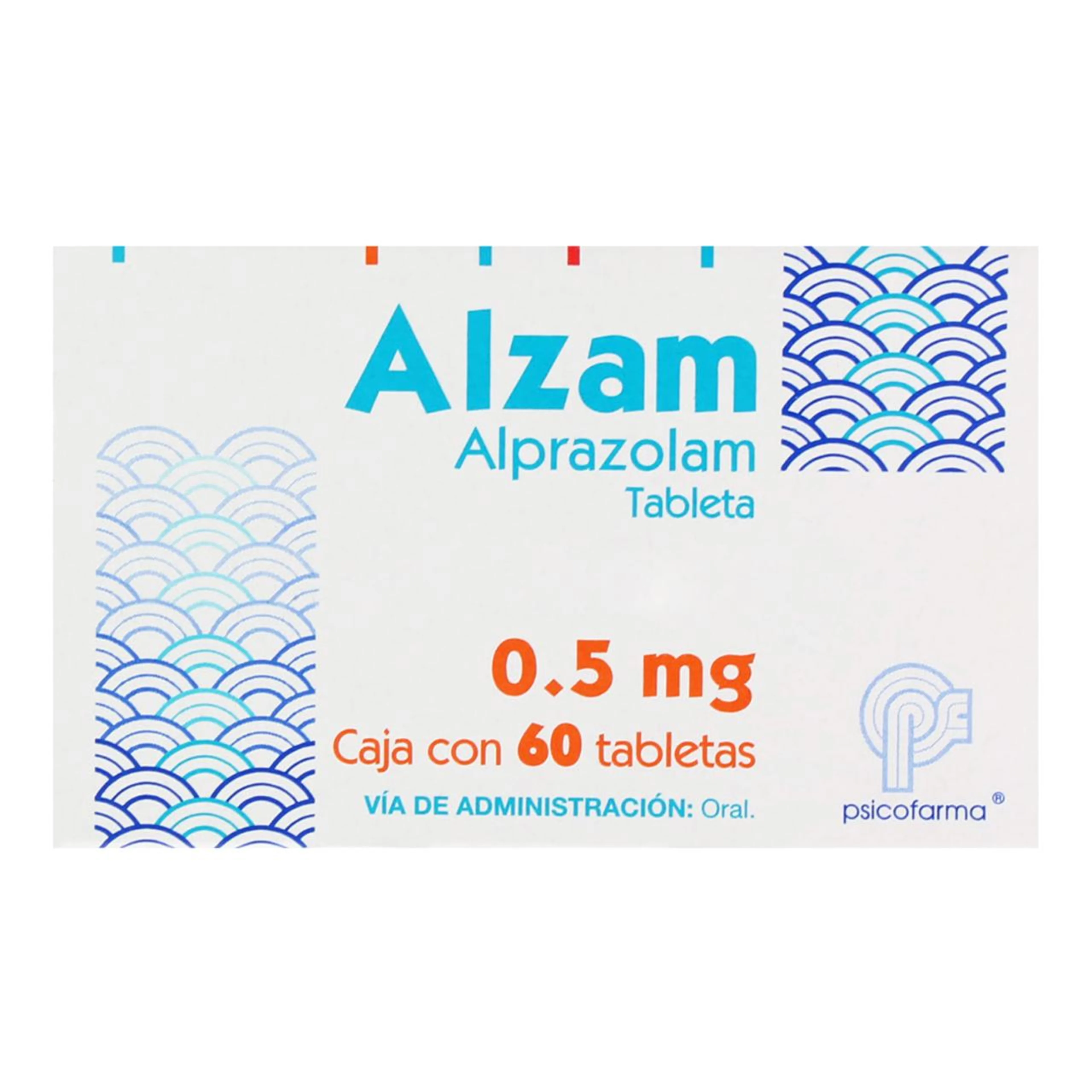 Alzam 0.50 Mg Con 60 Tabletas