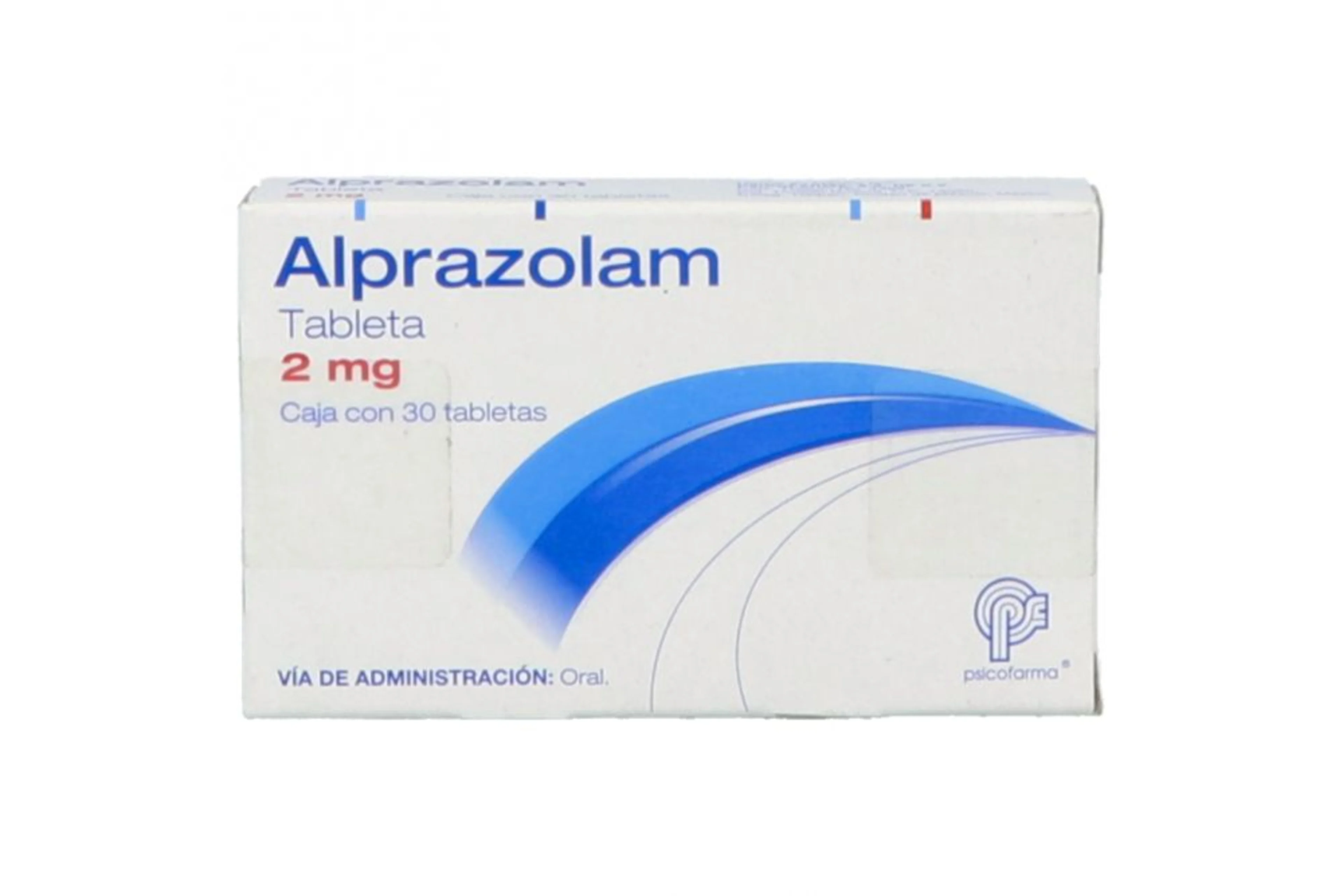 Alprazolam 2 Mg Con 30 Tabletas (Psicofarma)