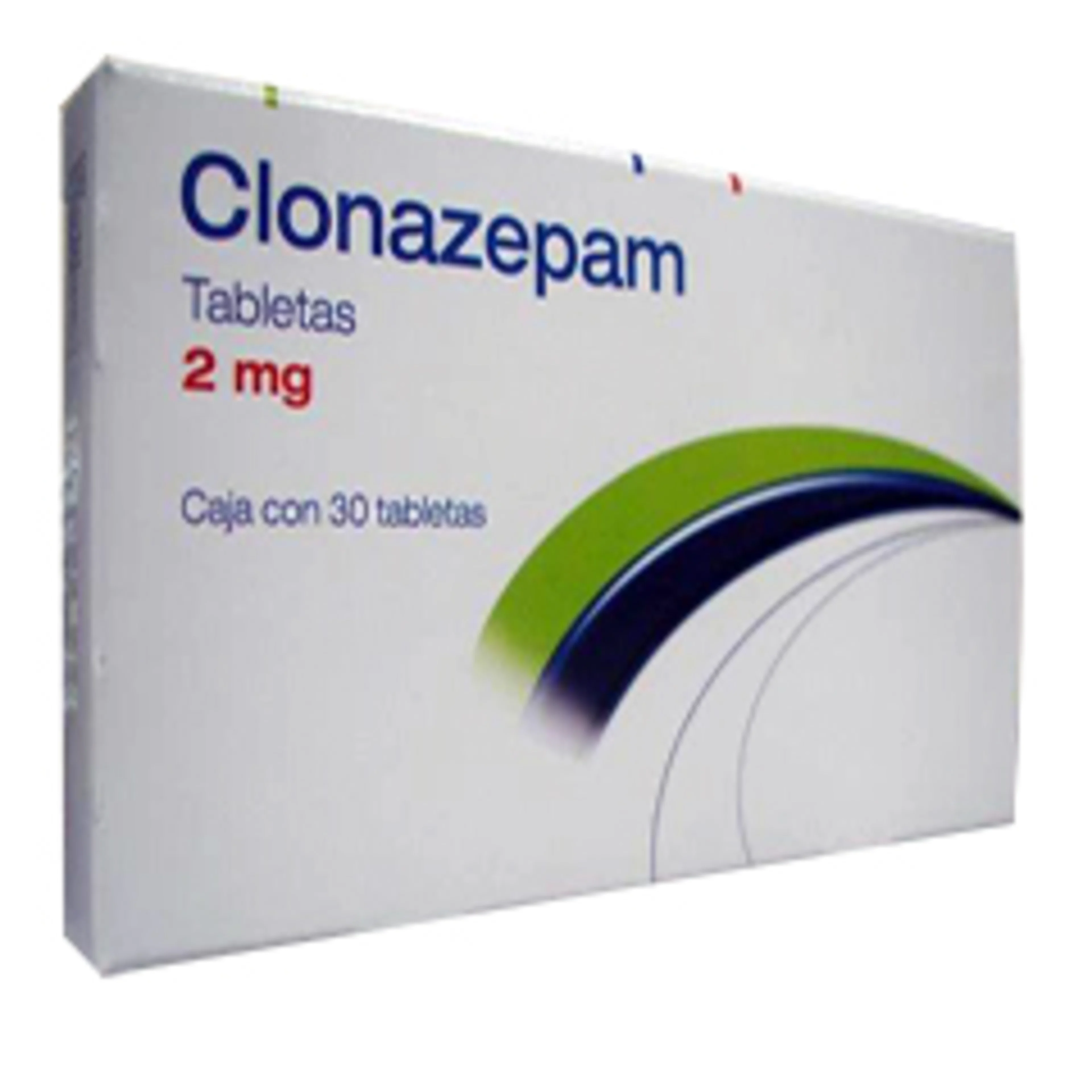 Clonazepam 2 Mg Con 30 Tabletas 