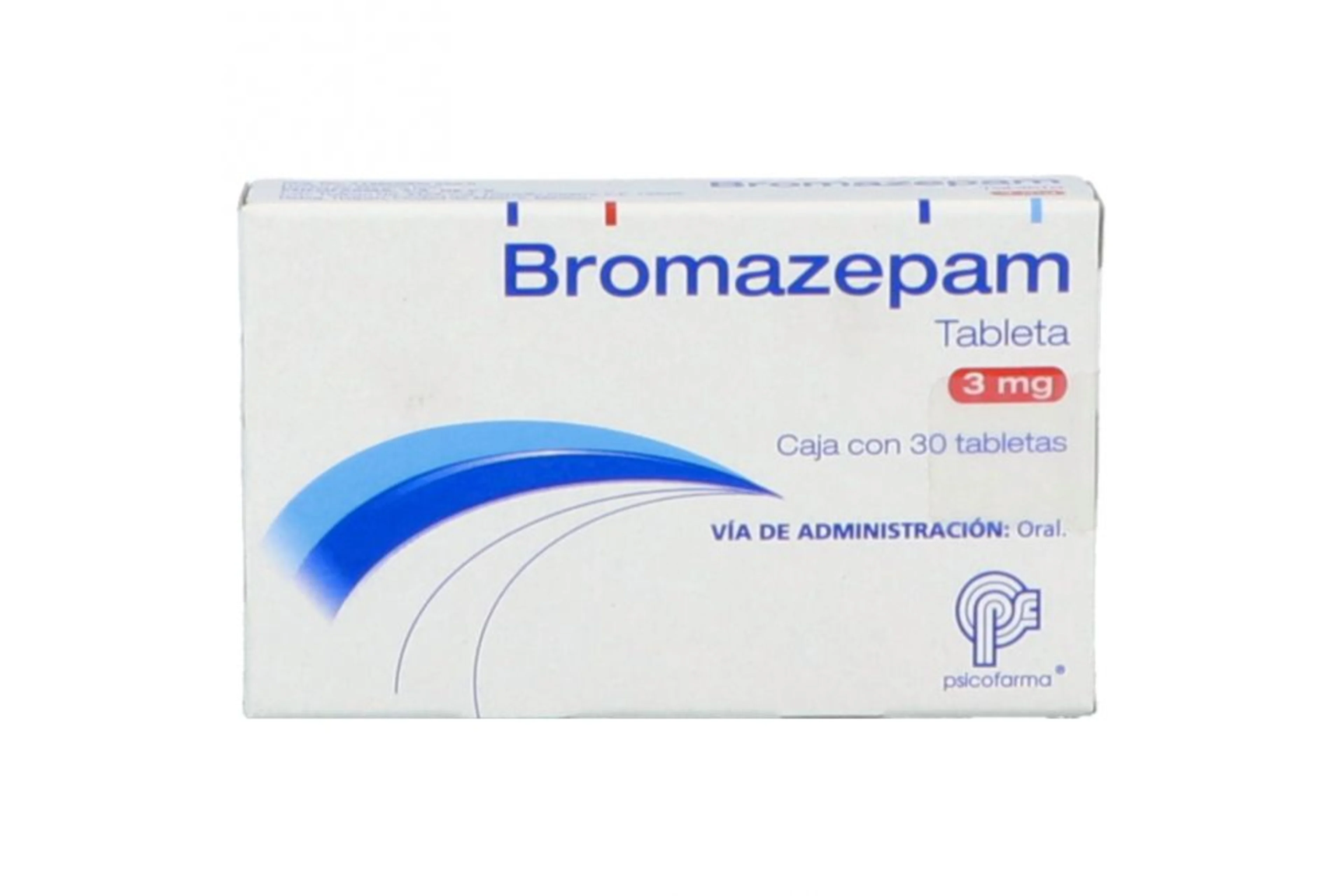 Bromazepam 3Mg Con 30 Tabletas