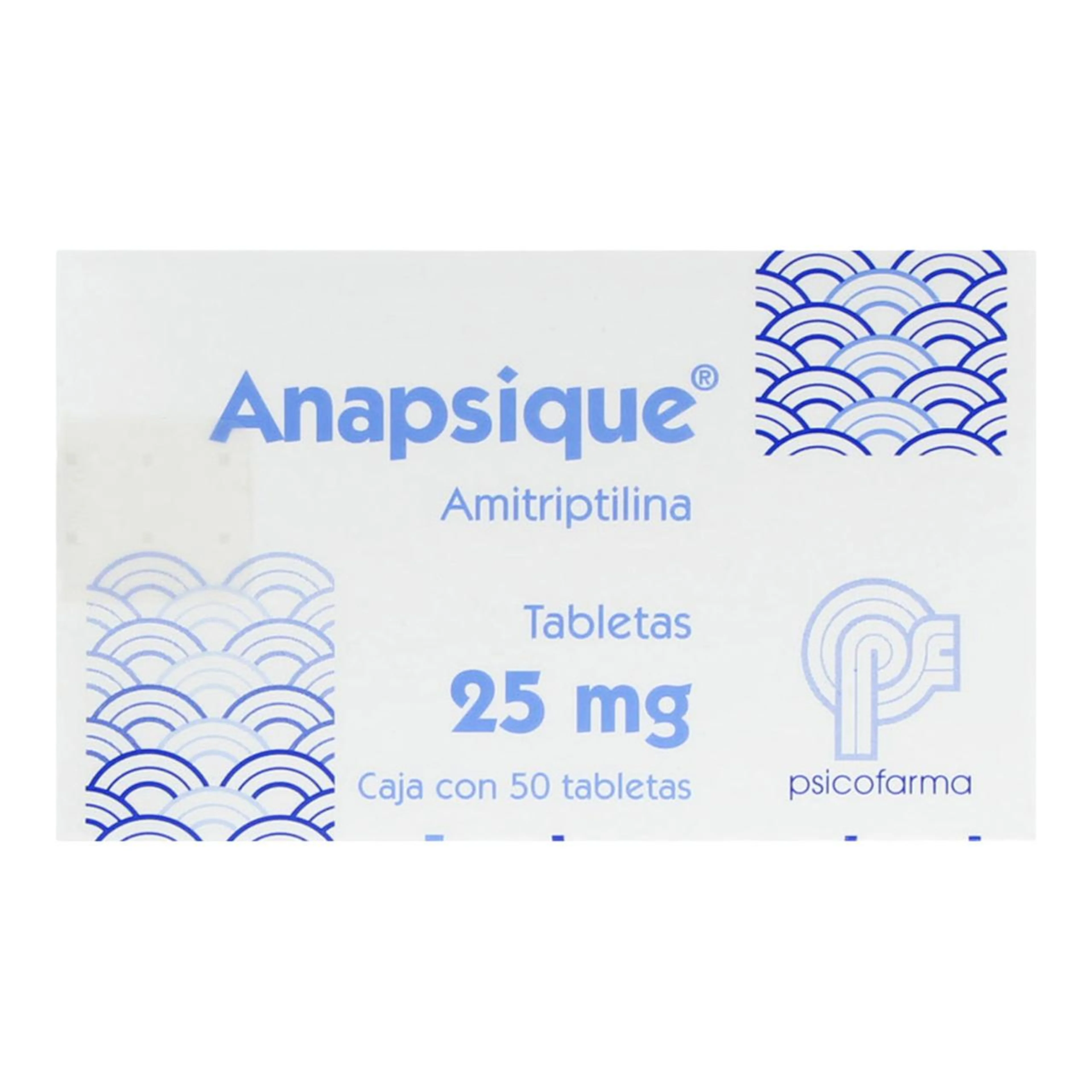 Anapsique 25 Mg Con 50 Tabletas