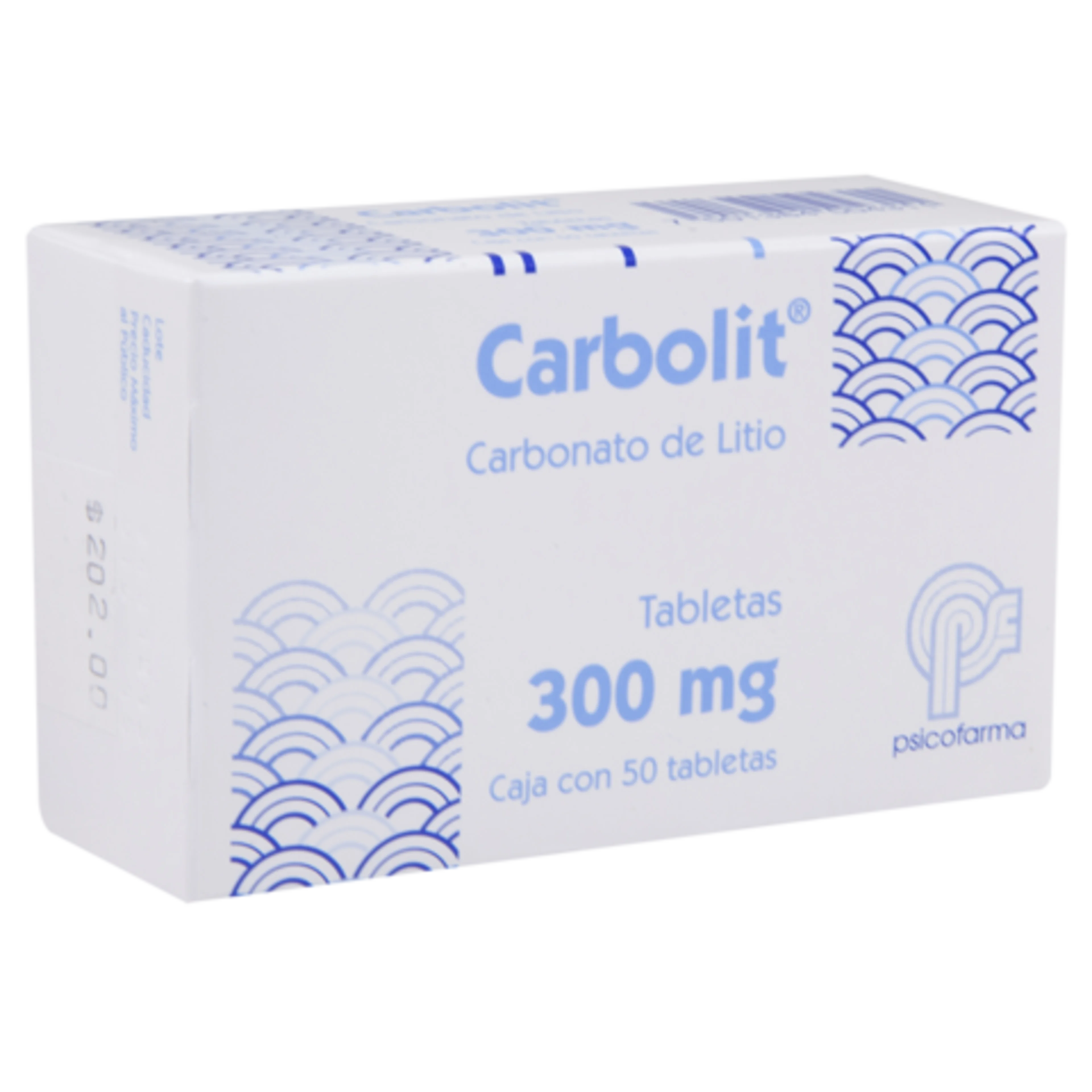 Carbolit 300 Mg Con 50 Tabletas