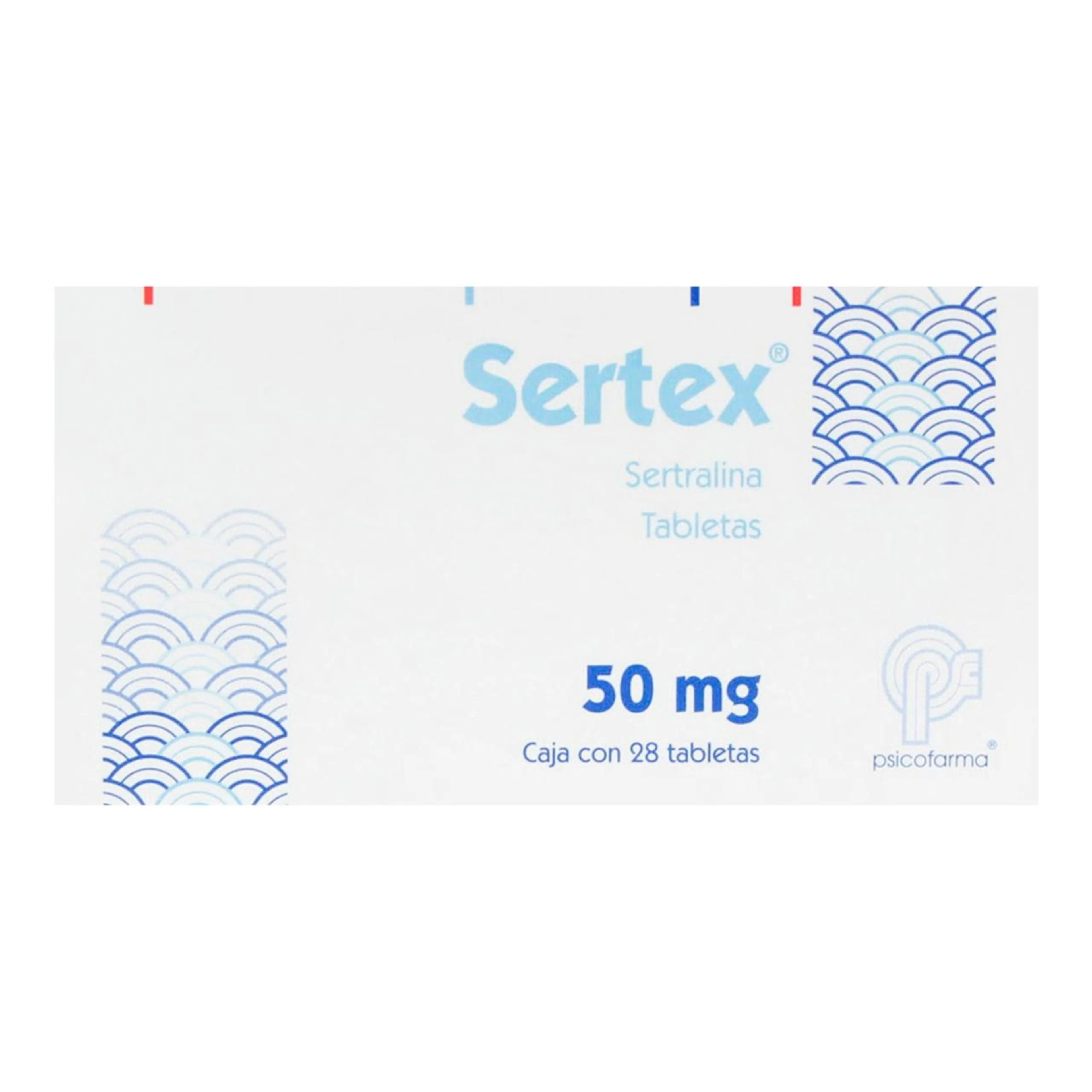 Sertex 50 Mg Con 28 Tabletas